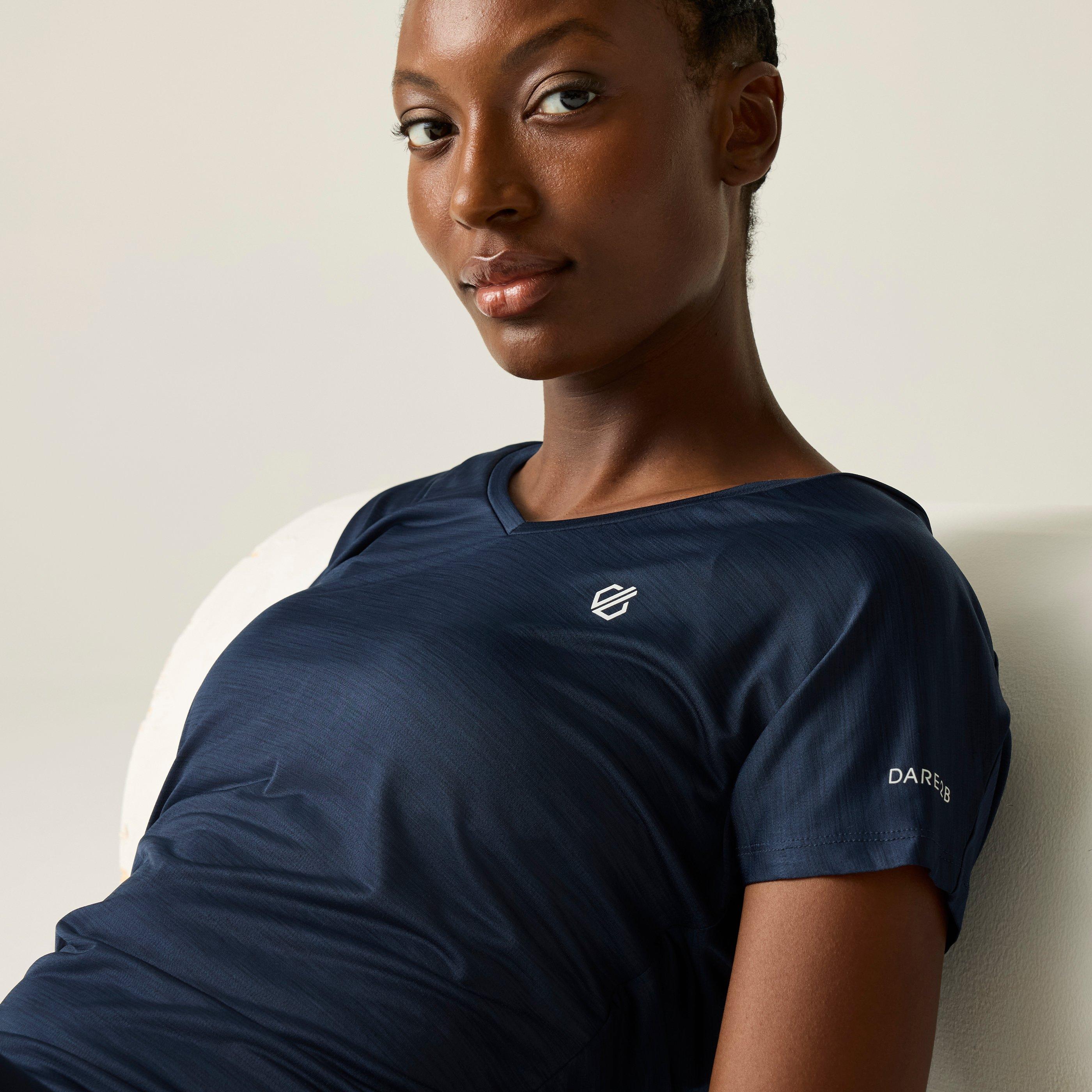 Navy - Dare 2b - Womens Vigilant Lightweight T-Shirt - 4