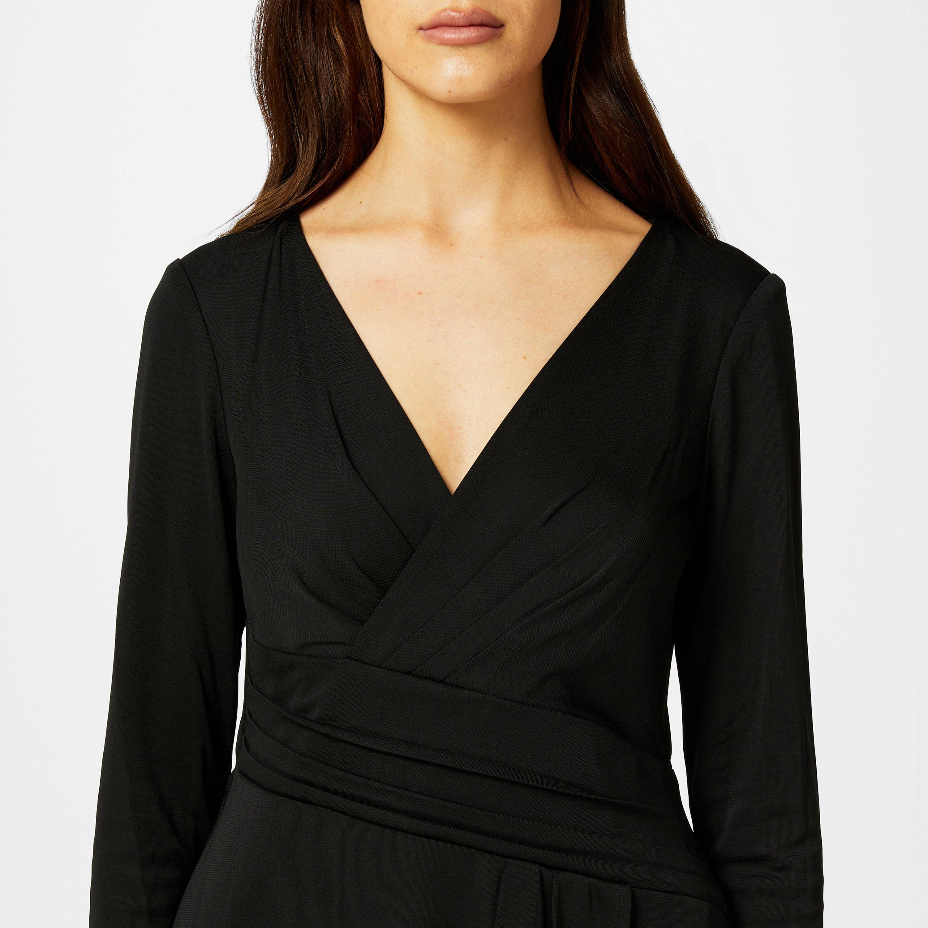 Black - Lauren by Ralph Lauren - Long-Sleeve Glendon Jersey Dress - 2