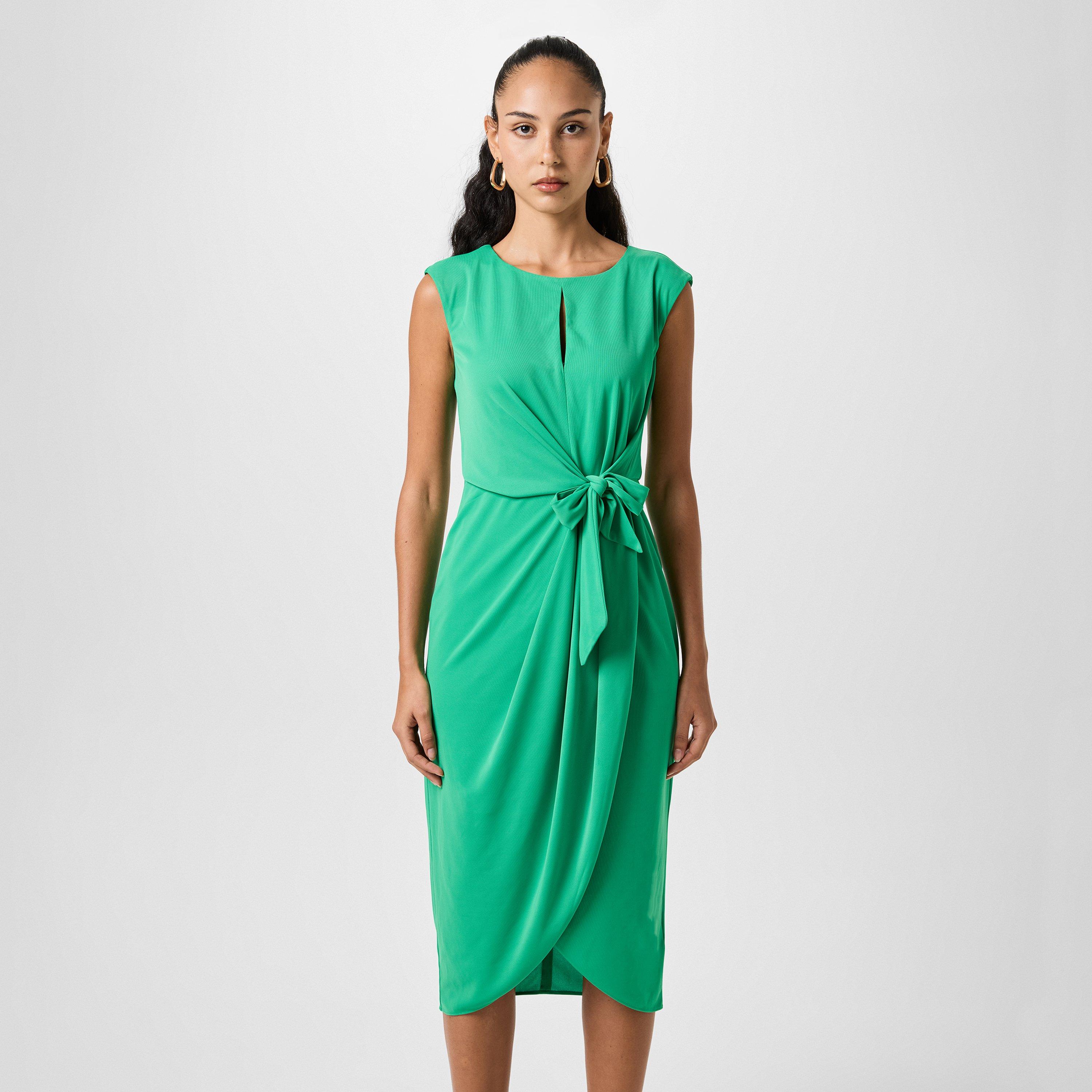 Green Topaz - Lauren by Ralph Lauren - Reidly Belted Dress - 3