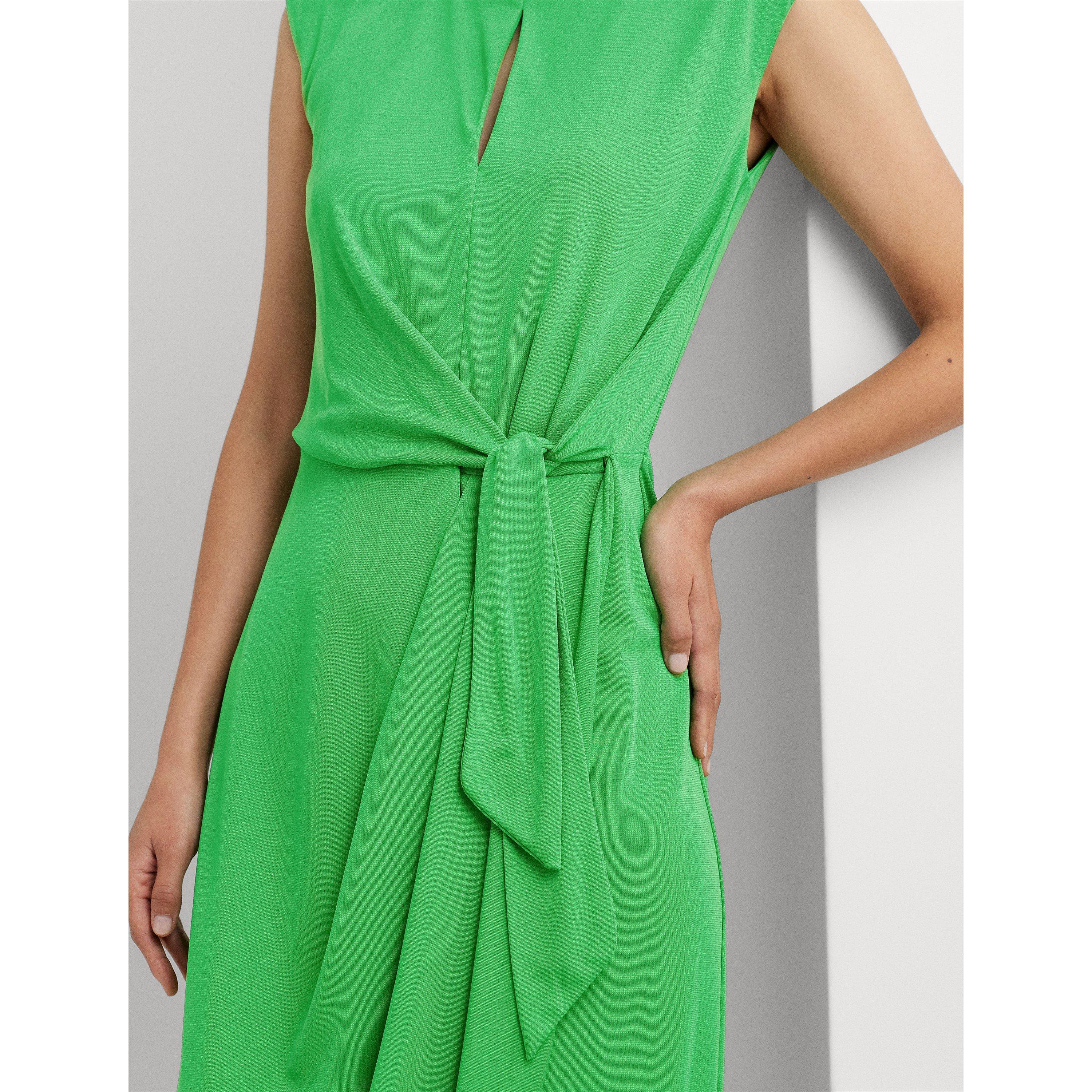 Green Topaz - Lauren by Ralph Lauren - Reidly Belted Dress - 4