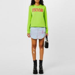 Versace Jeans Couture Embroidered Logo Sweater