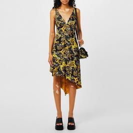 Versace Jeans Couture Baroque Midi Dress