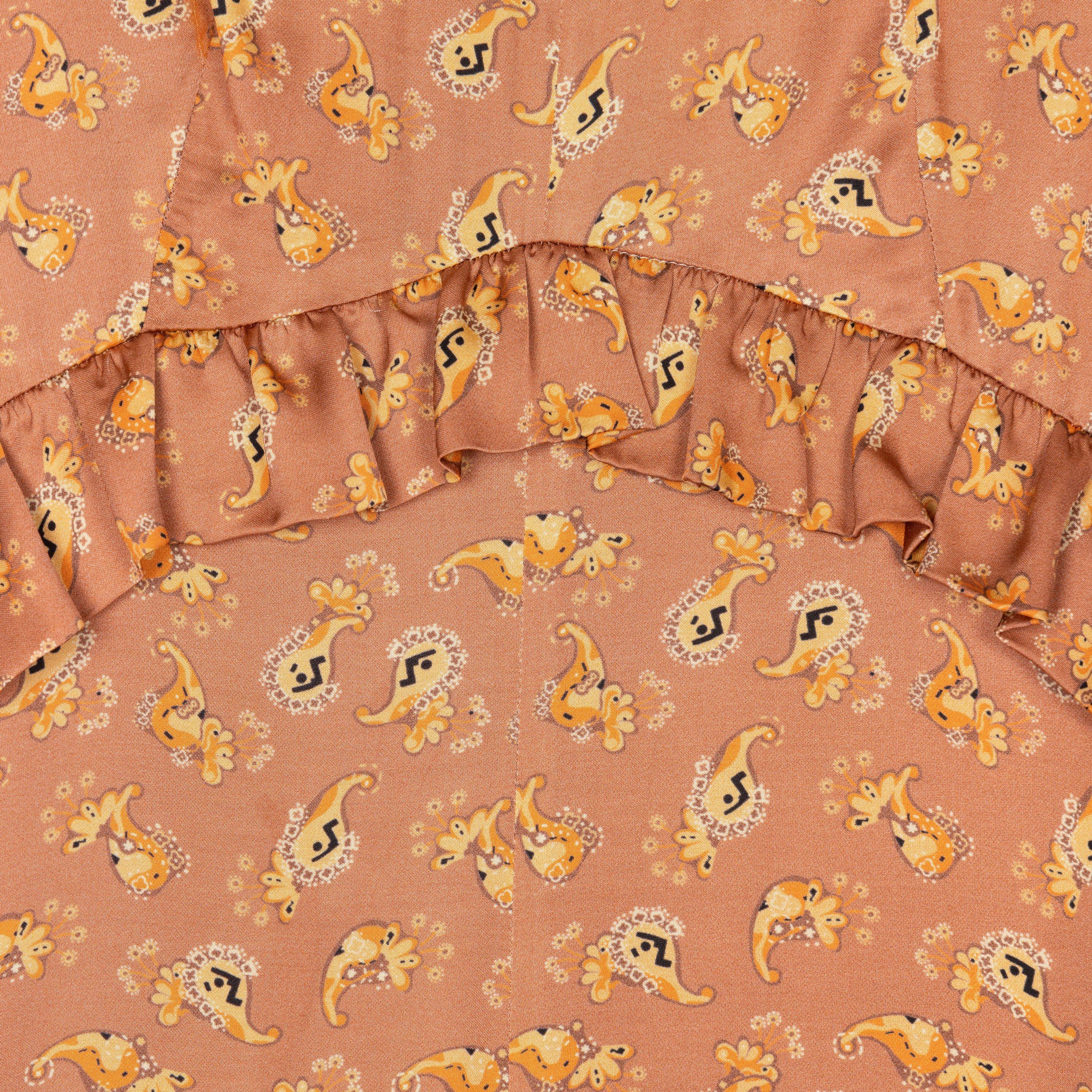 Pinks 22 - PS Paul Smith - Women's Paisley Midi Tea Dress - 4