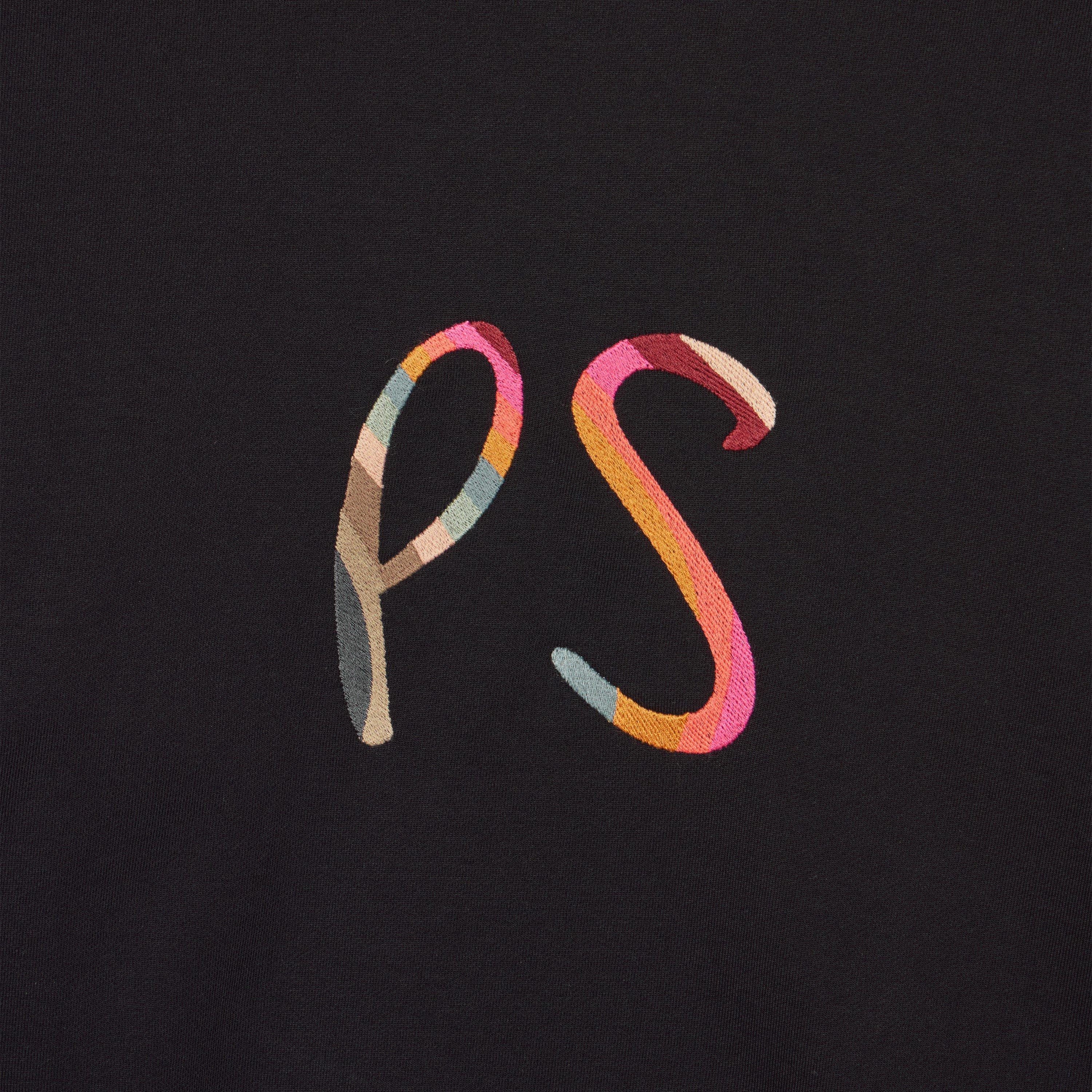 Black - PS Paul Smith - Women's Swirl Logo Crew Sweatshirt - 4