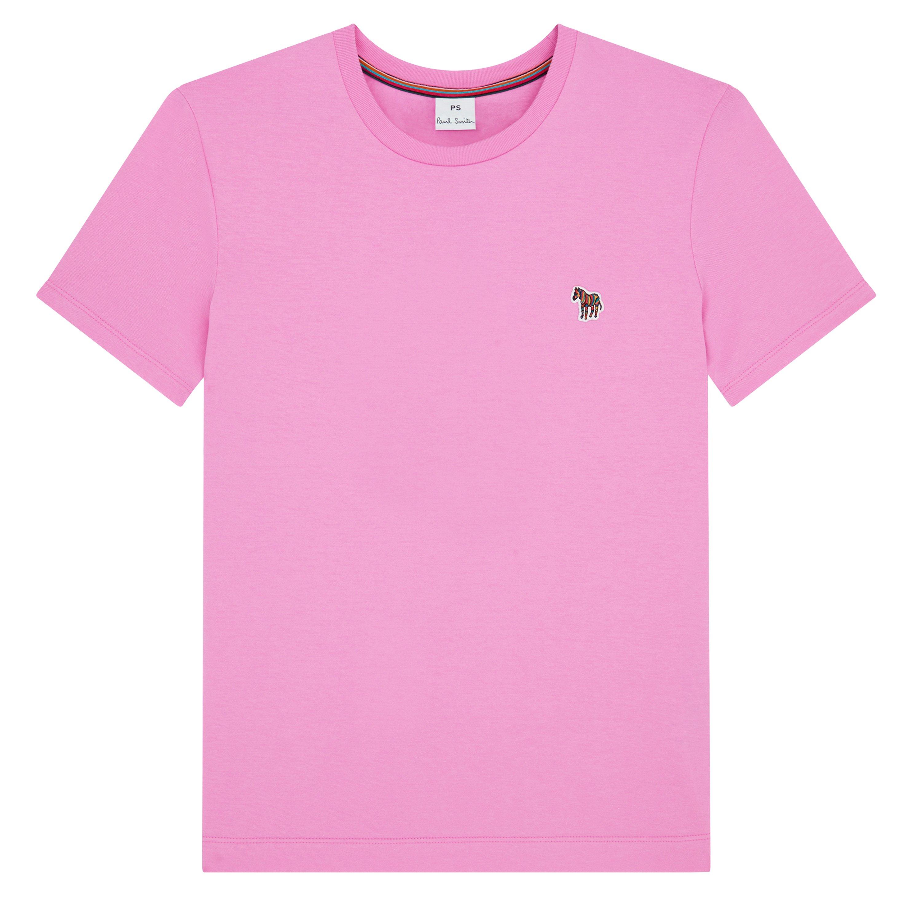Pinks 23 - PS Paul Smith - Women's Zebra Logo Regular Fit T-Shirt - 4