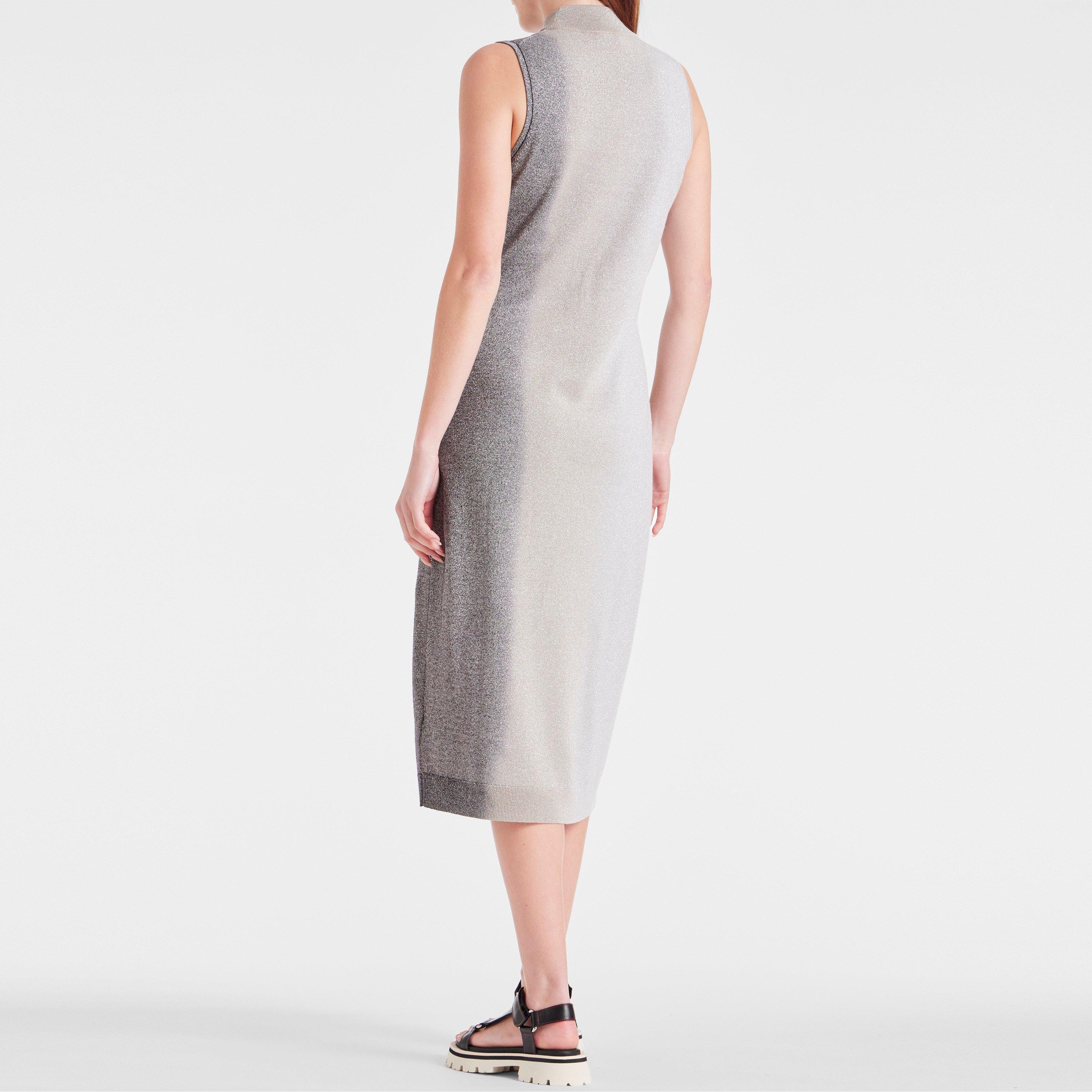 Blacks 79 - PS Paul Smith - Women's Metallic Knitted Jumper Dress - 3