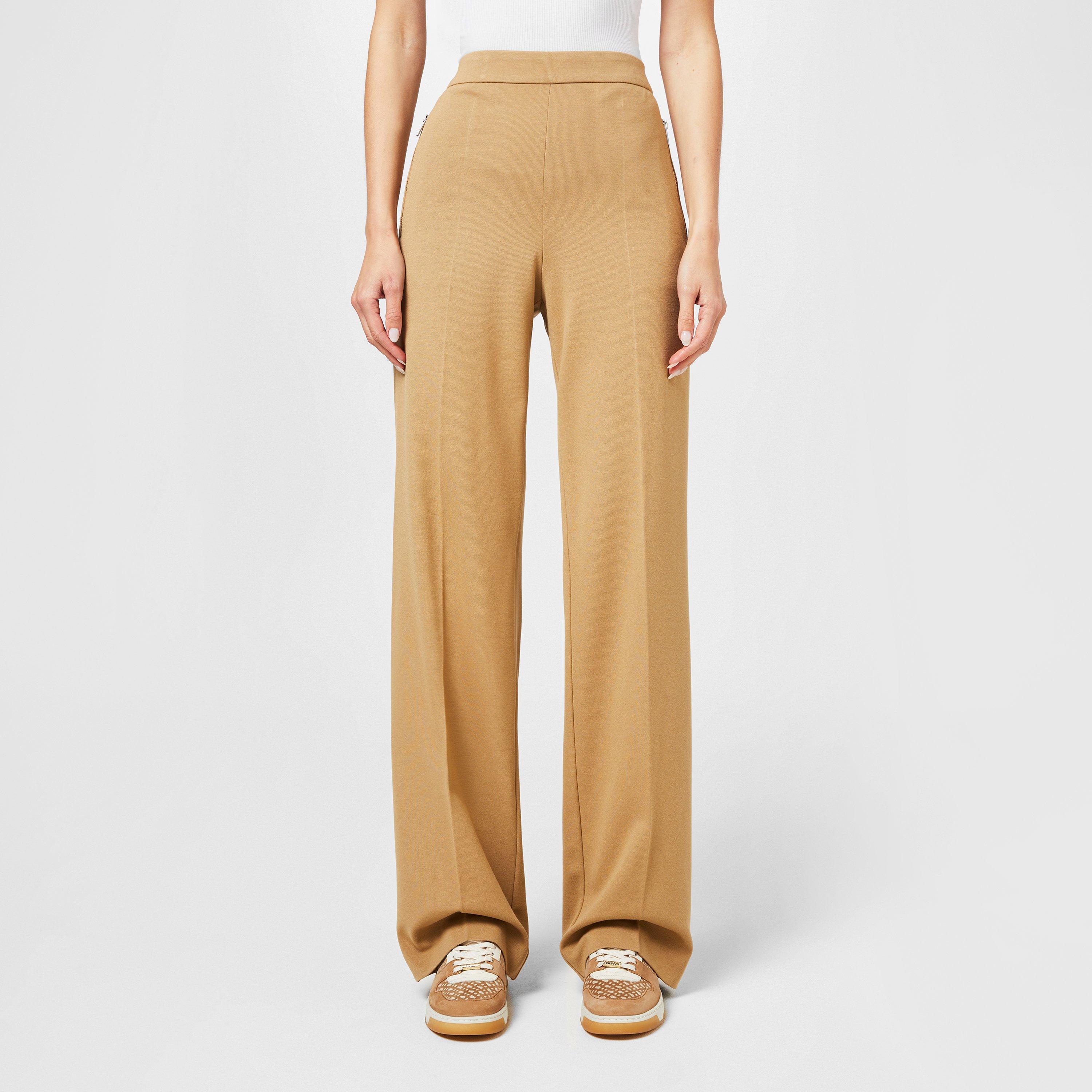Medium Beige - Boss - Women's Taluca Bootcut Trousers - 1