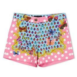 Versace Heritage Butterflies And Ladybugs Shorts Juniors