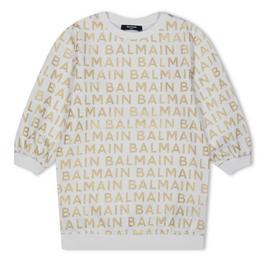 Balmain All Over Logo Dress Juniors