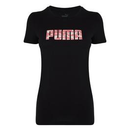 Puma Dolce & Gabbana Camellia print ruffle-trim shirt