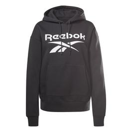 Reebok Identity Logo Fleece Hoodie Womens Sweatshirt