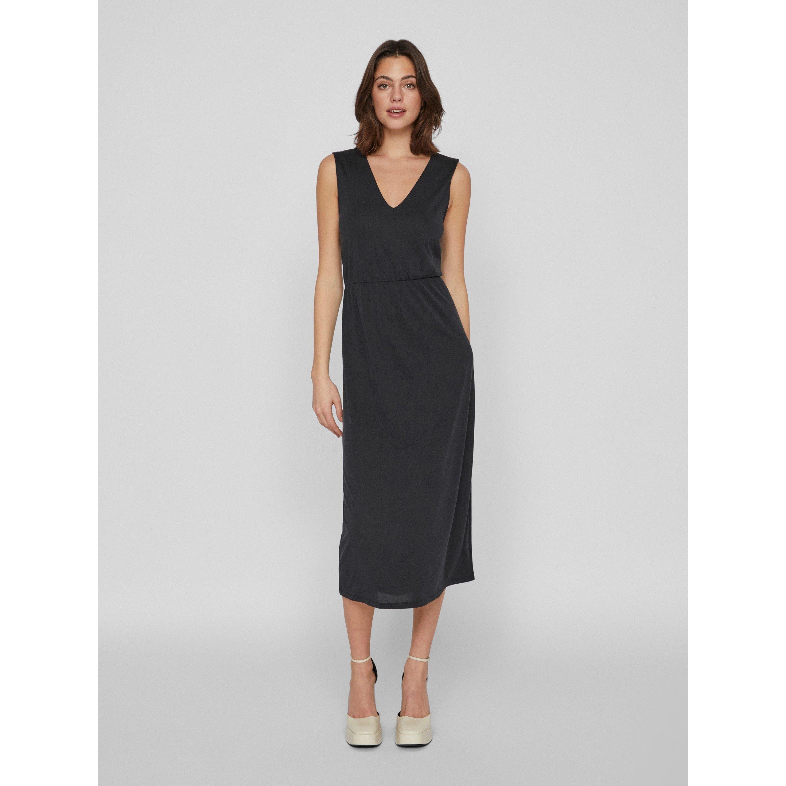 Black - Vila - Women's Modola Midi Jersey Dress - 2