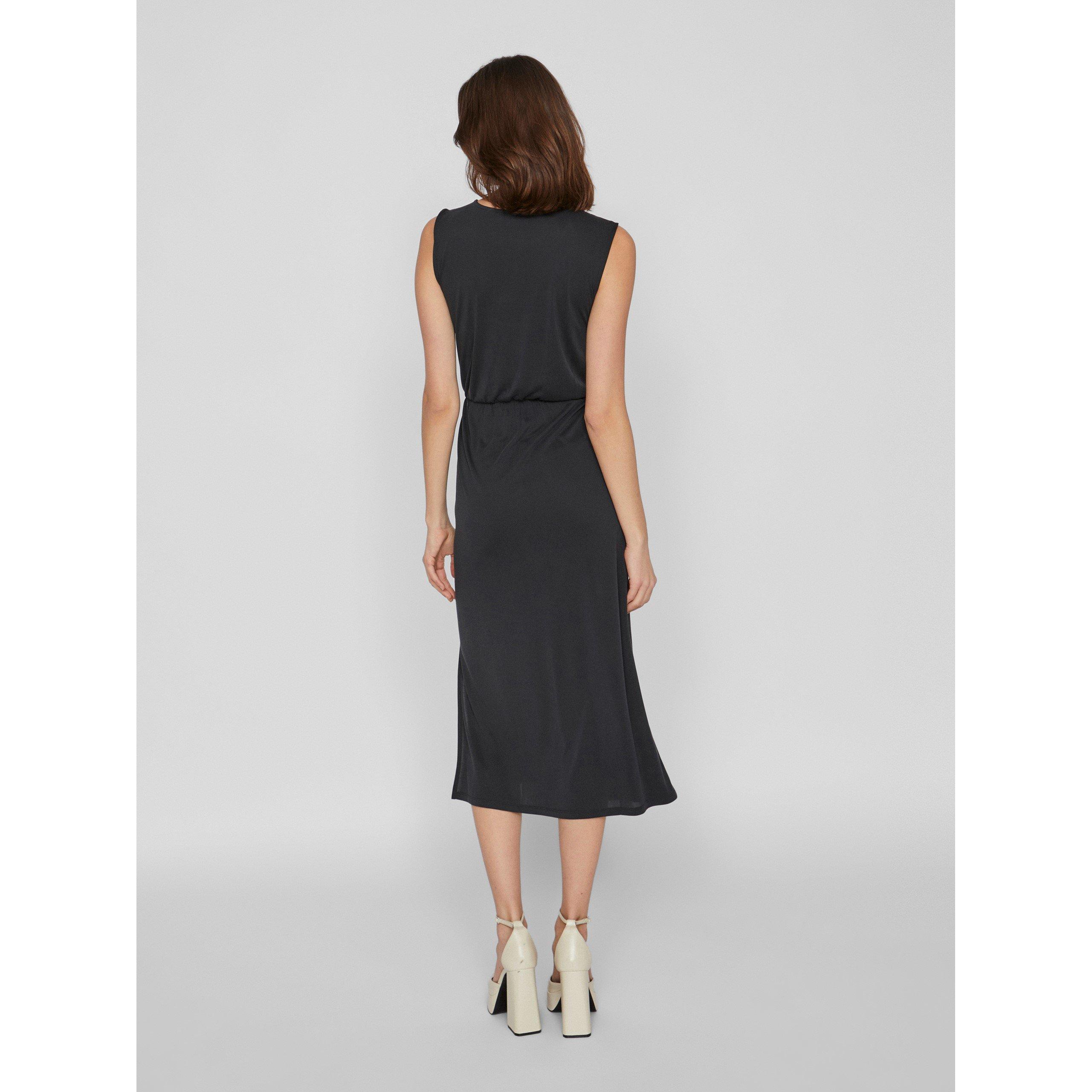 Black - Vila - Women's Modola Midi Jersey Dress - 4