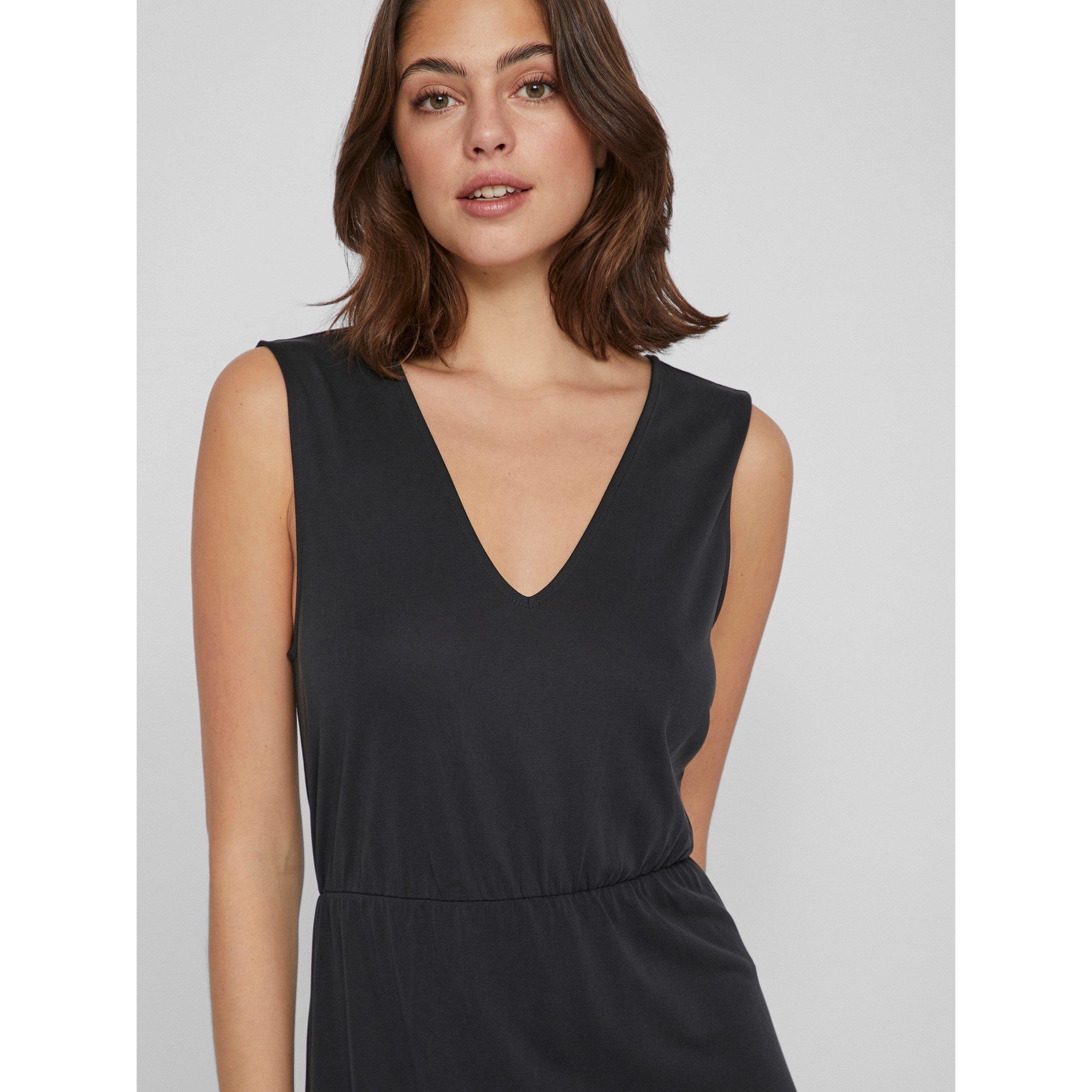 Black - Vila - Women's Modola Midi Jersey Dress - 5