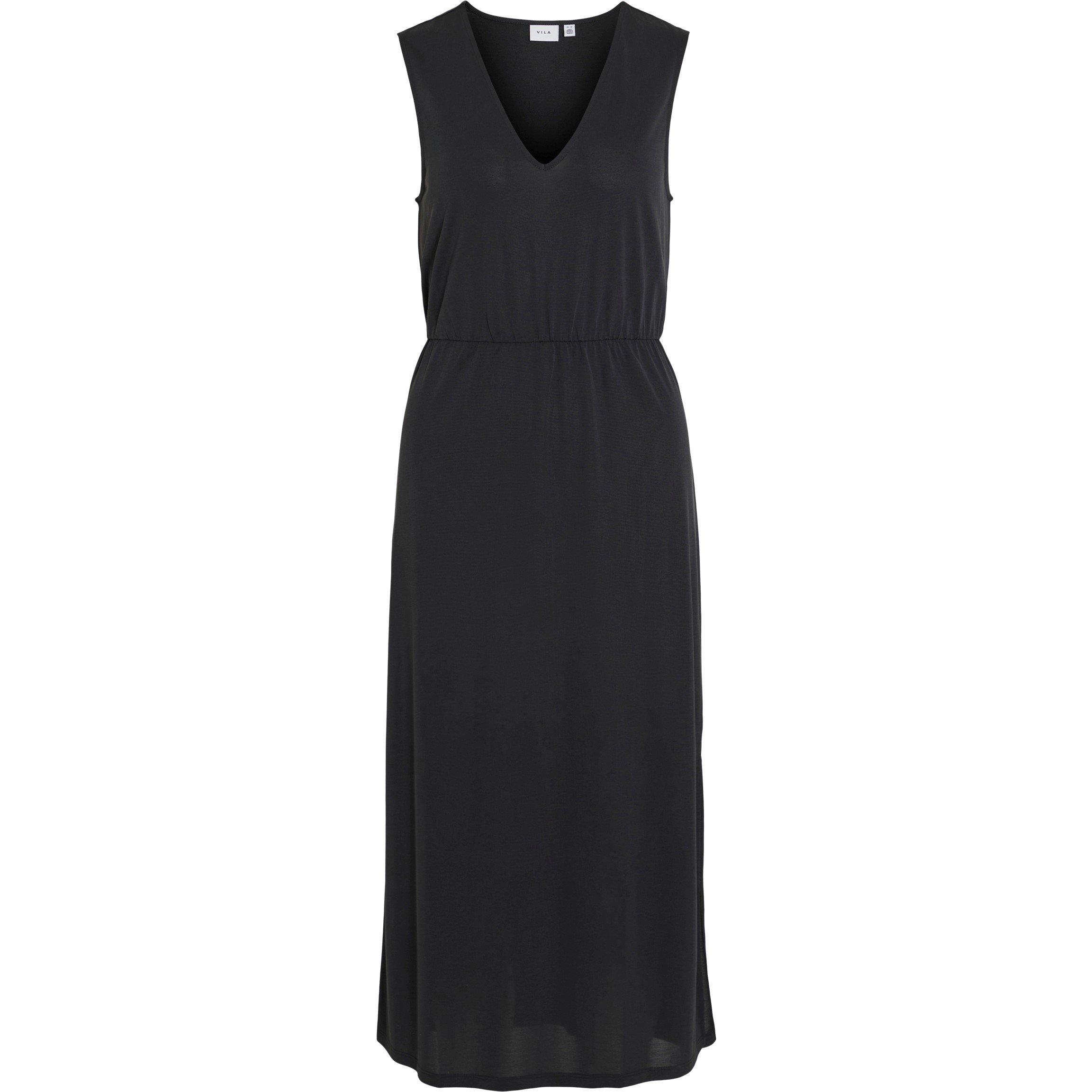 Black - Vila - Women's Modola Midi Jersey Dress - 7