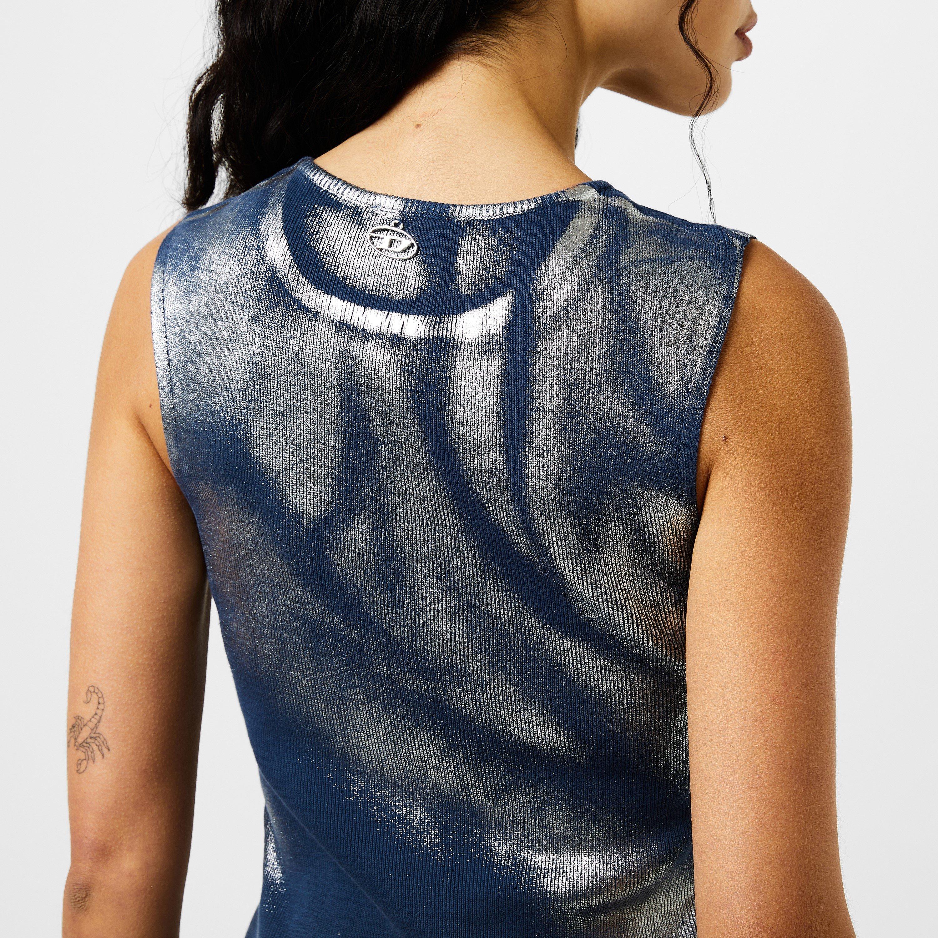 Blue - Diesel - M-Idony Knit Dress - 3