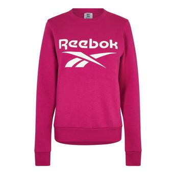 Reebok Identity Logo Fleece Crew Sweatshirt Womens