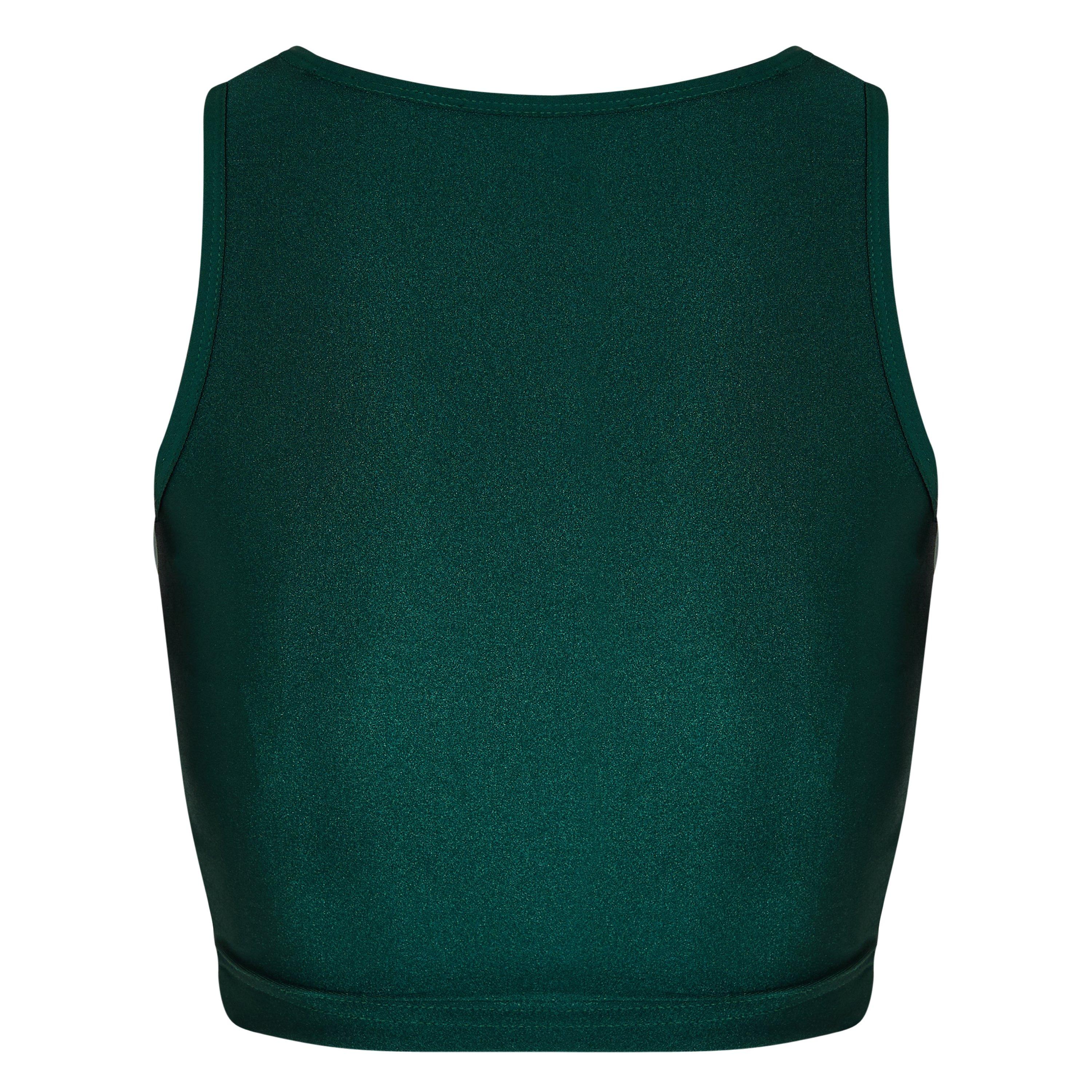 Forgrn - Reebok - Shiny Yoga Scribble Crop Top - 2