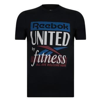 Reebok Graphic Series United By Fitness T-Shirt Me Gym Top Mens