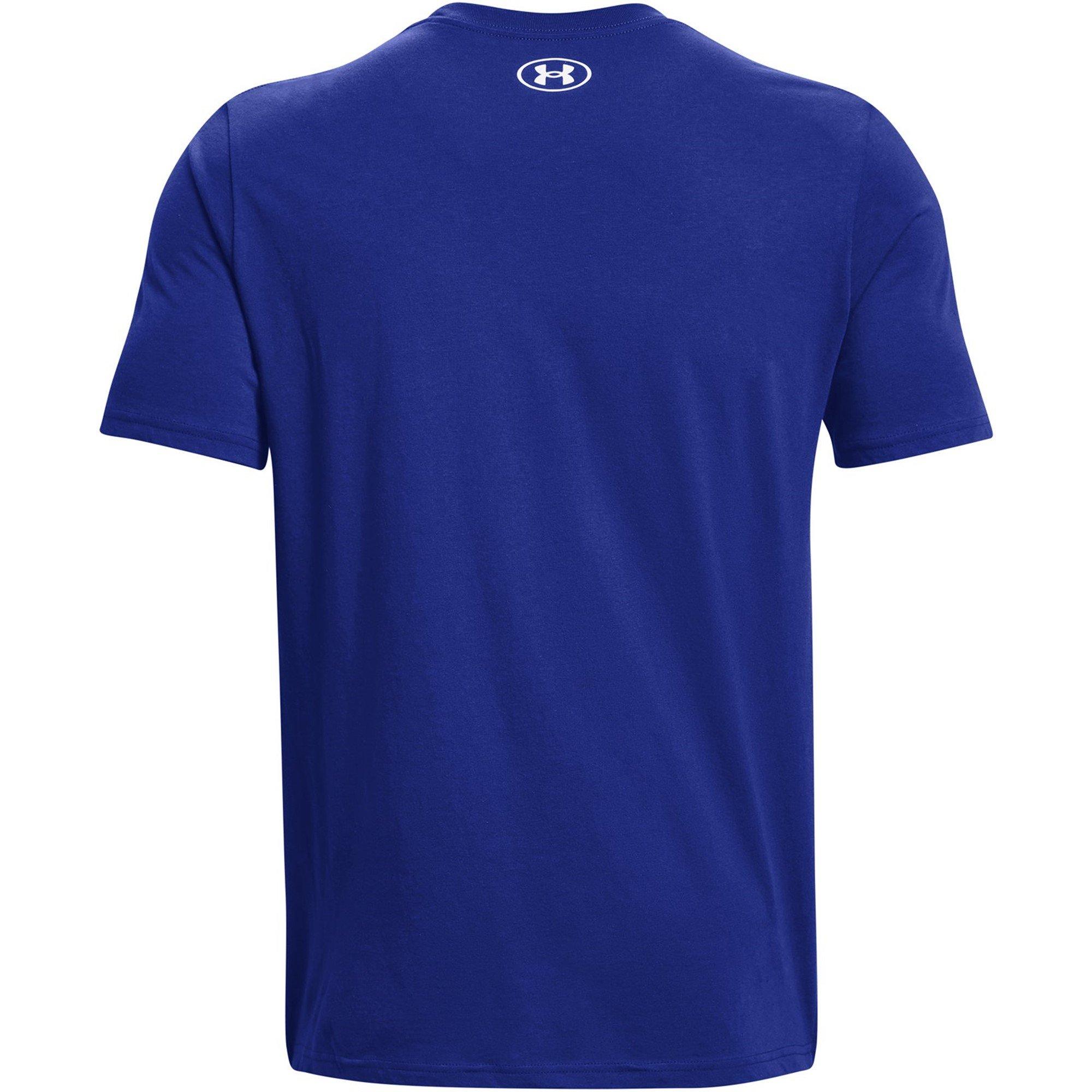 Blue - Under Armour - Logo T-Shirt Mens - 6