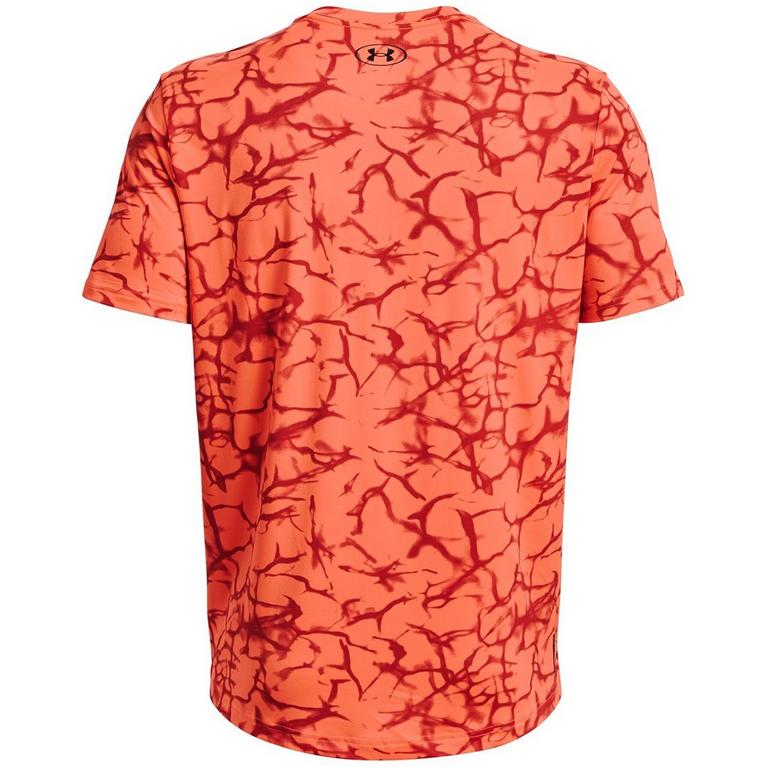 Orange - Under Armour - Under Armour Heatgear Short SLeeve Womens T-Shirt - 6