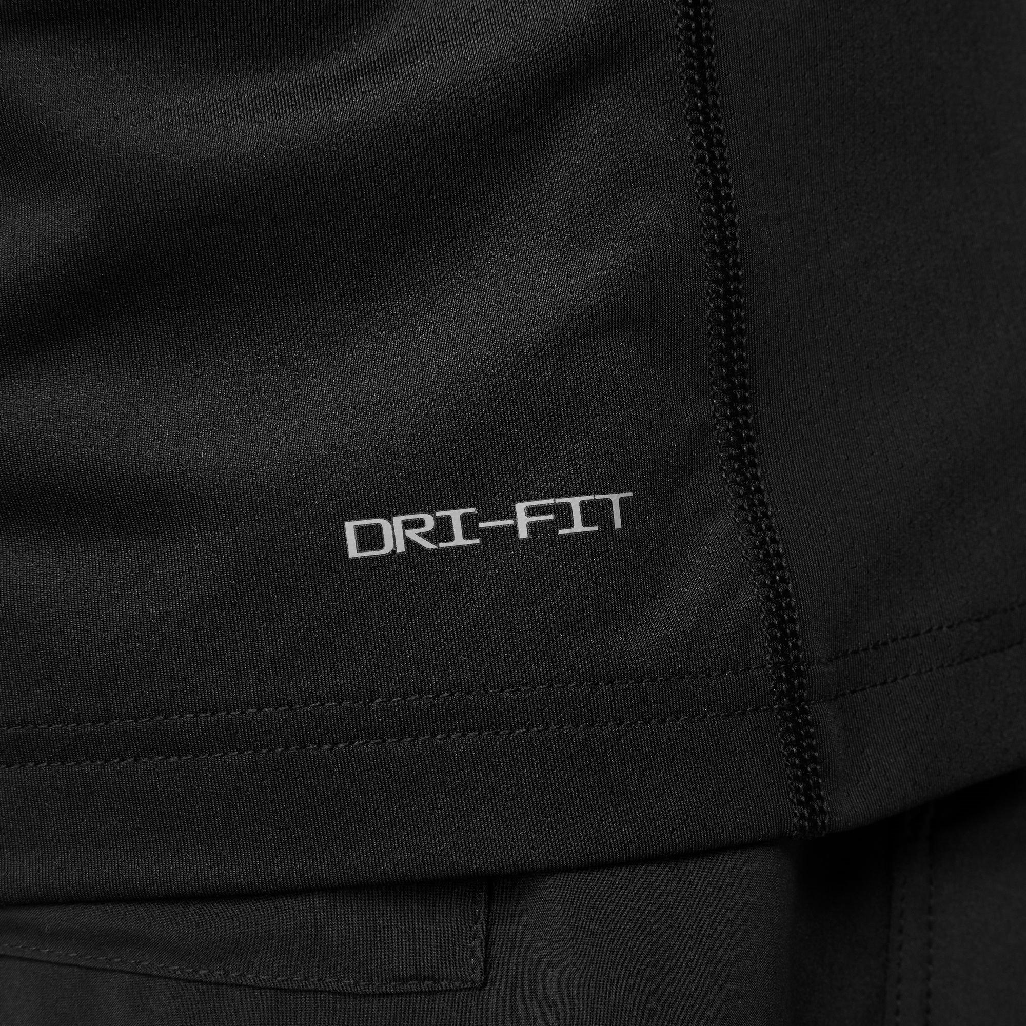 Sort/Hvid - Nike - Ready Men's Dri-FIT 1/4-Zip Fitness Top - 4