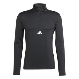 adidas Workout Quarter Zip Track Top Mens