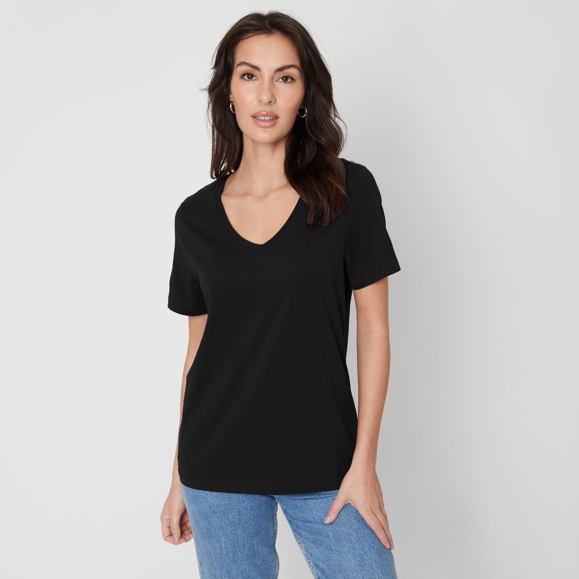 Black - Be You - ladies V-Neck T-Shirt - 1