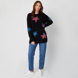 Be You Ladies Star Detail Jumper