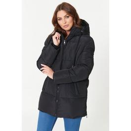 Be You Ladies Hooded Puffer Coat