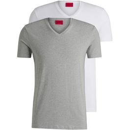 Hugo Short Sleeve V Neck T Shirt