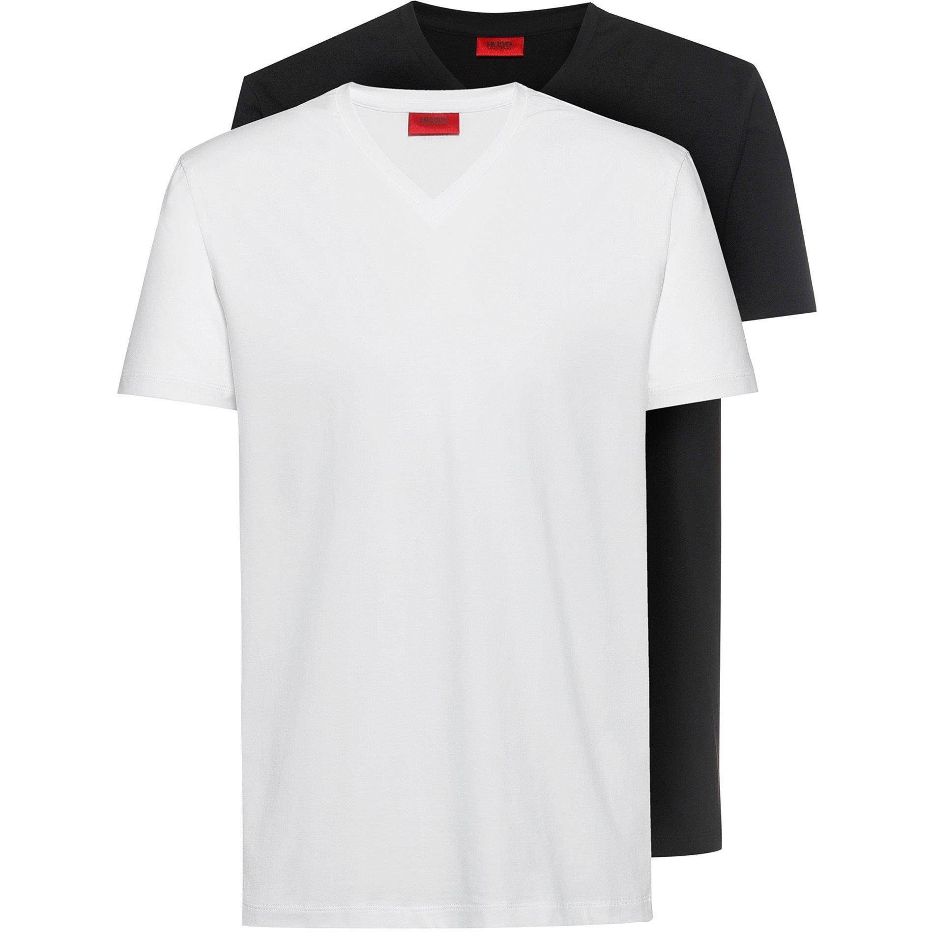 Hugo Short Sleeve V Neck T Shirt - Open Misc - XS