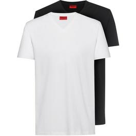 Hugo Short Sleeve V Neck T Shirt