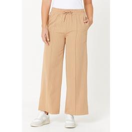 Be You Studio Pinstripe Wide Leg Trousers