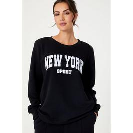 Be You Ladies NYC Slogan Sweat Set