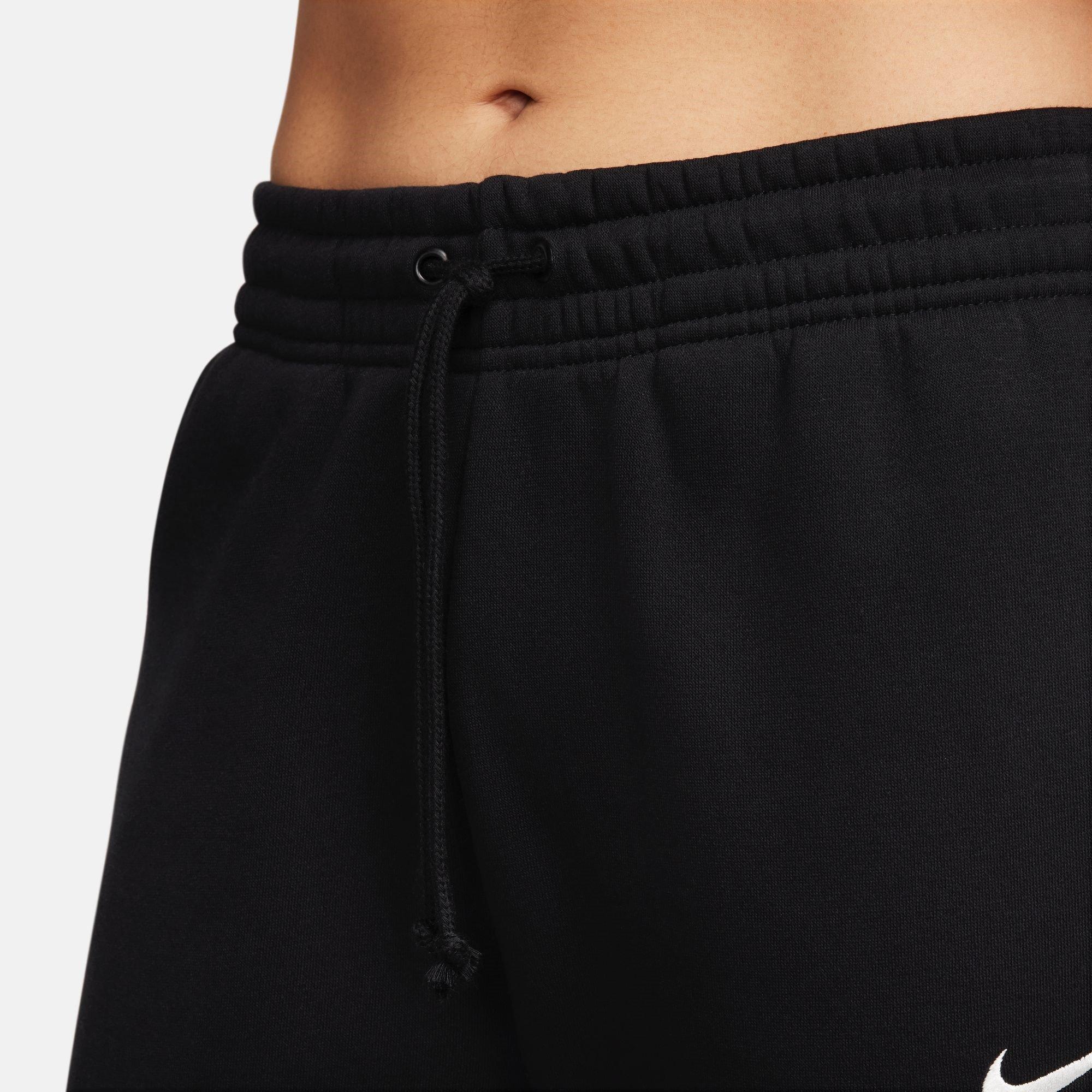 Negro - Nike - Sportswear Phoenix Fleece Women's Mid-Rise Sweatpants - 6