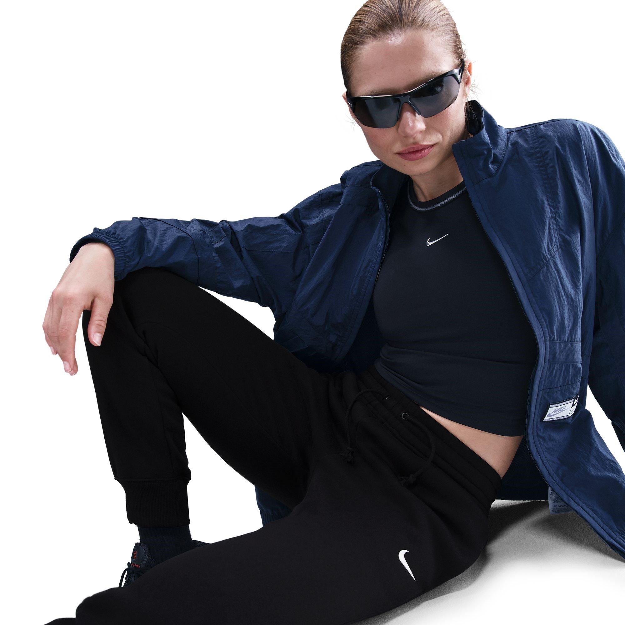 Negro - Nike - Sportswear Phoenix Fleece Women's Mid-Rise Sweatpants - 7