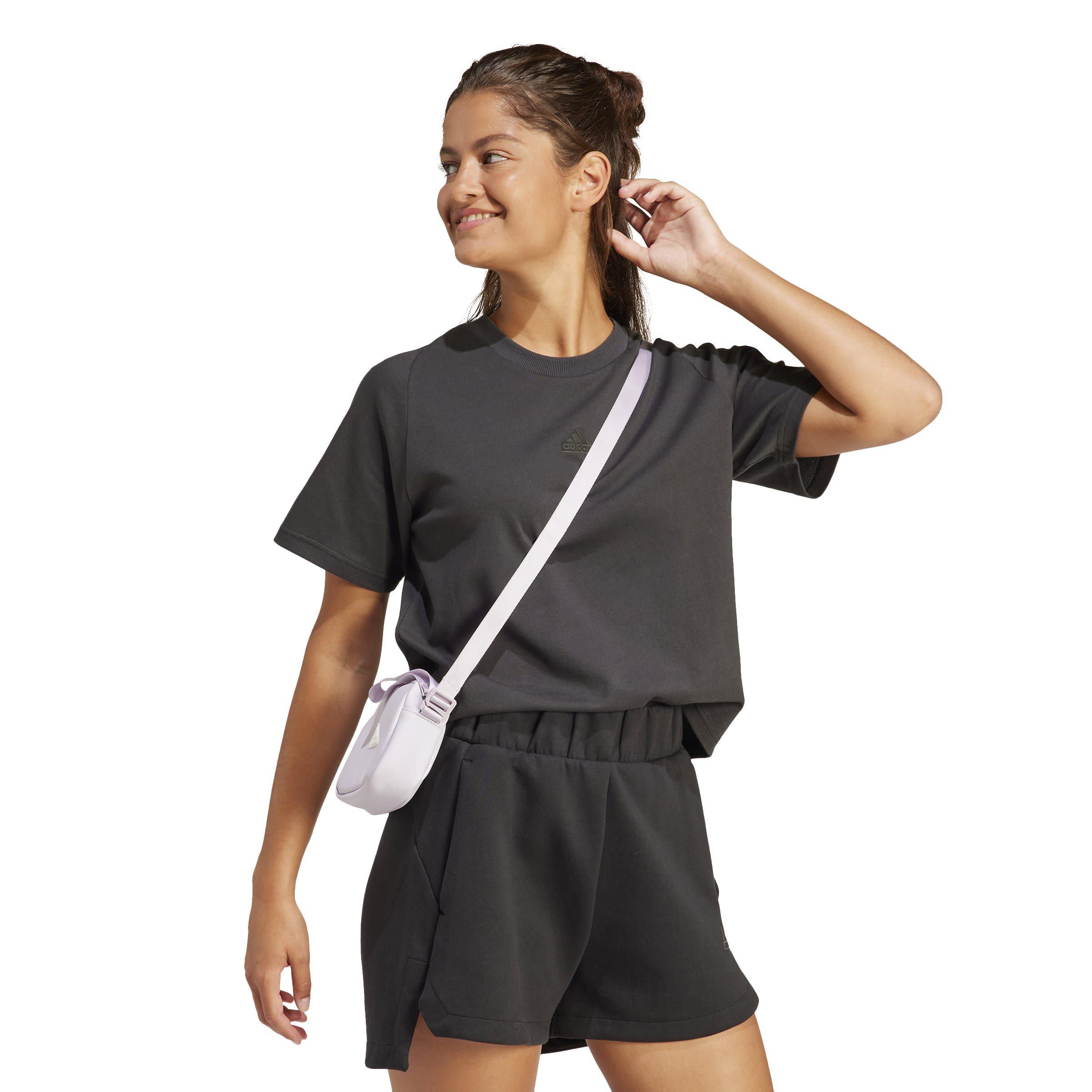 Black - adidas - Z.N.E. T-Shirt Womens - 4