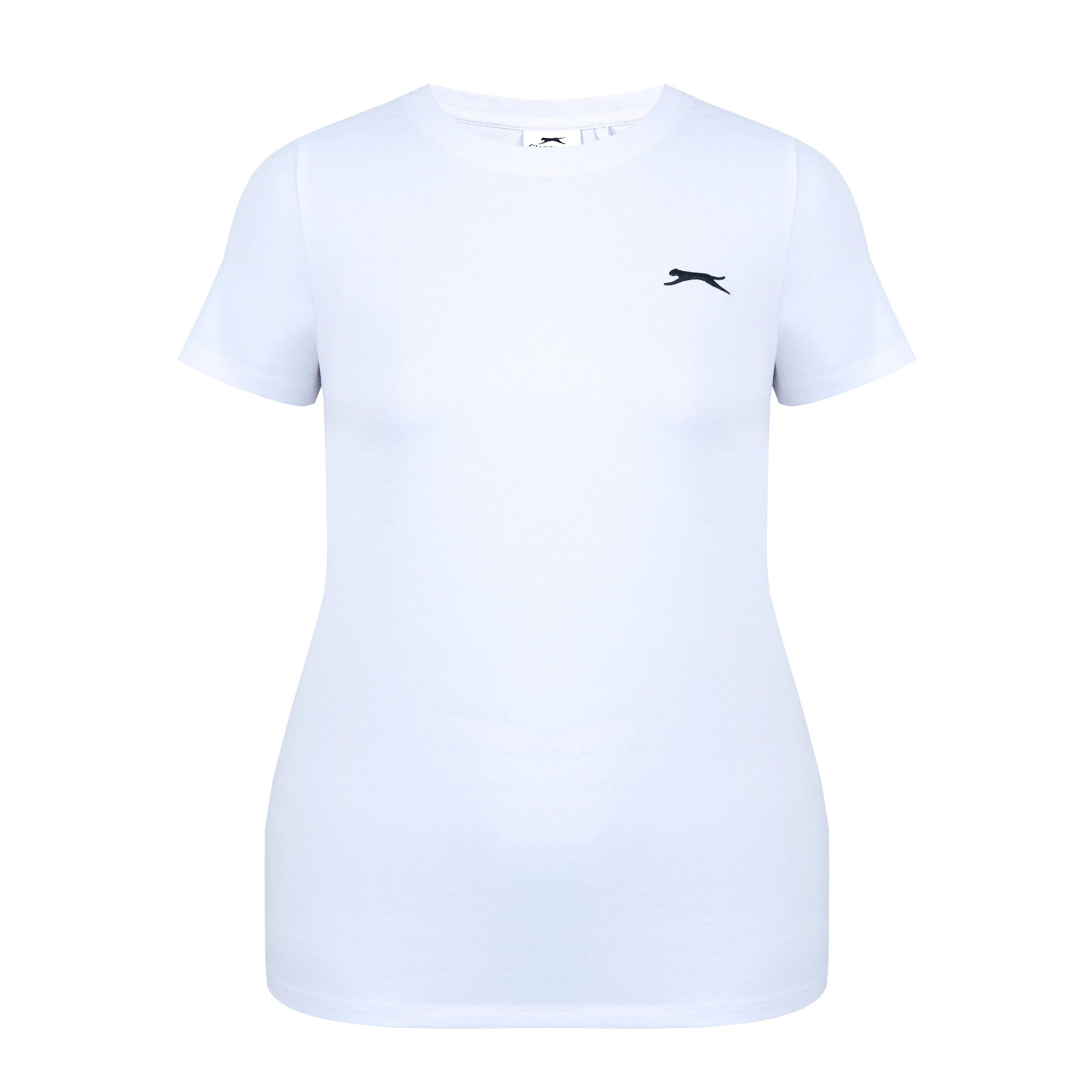 White - Slazenger - Crew Neck Tee Womens - 1