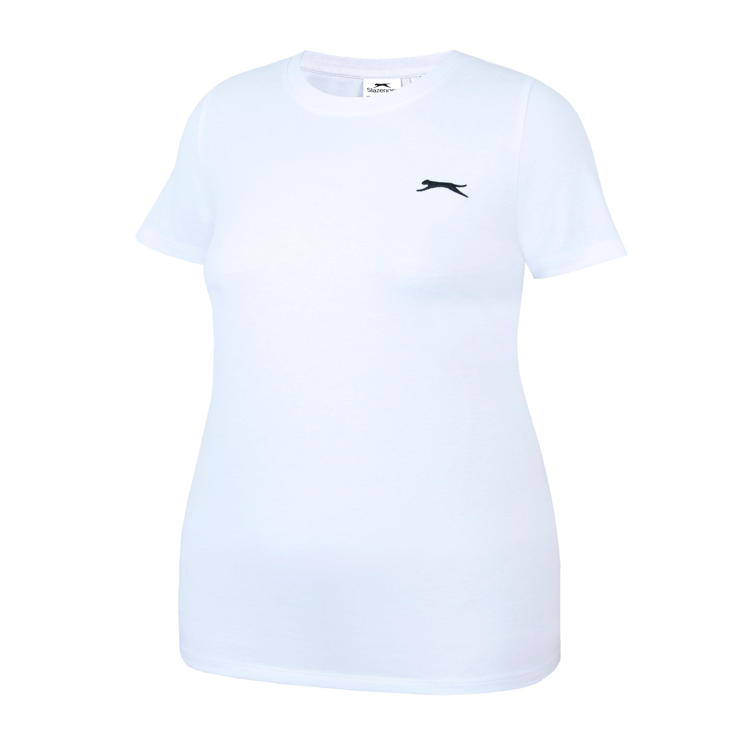 Wit - Slazenger - Neck Tee Womens - 3