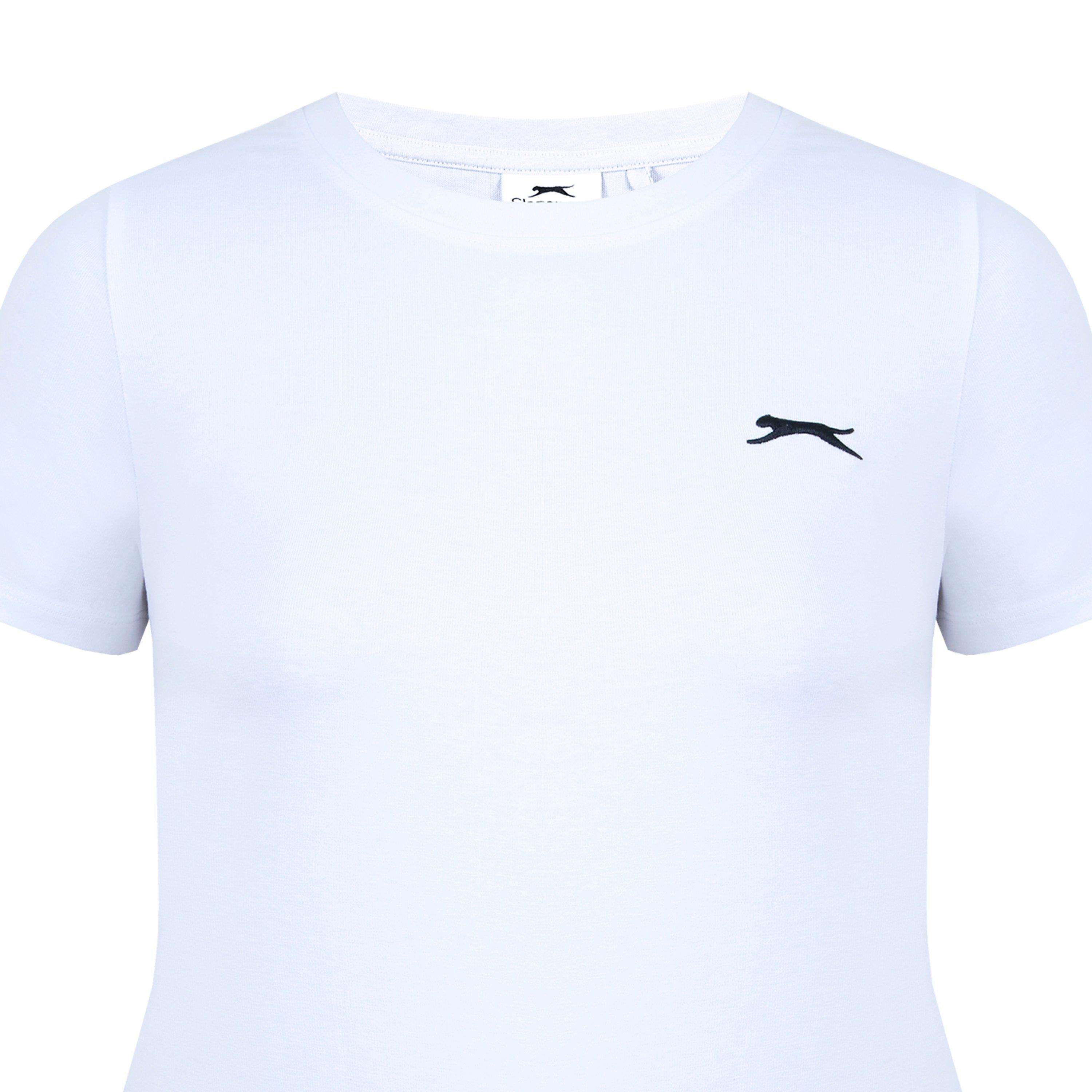 Wit - Slazenger - Neck Tee Womens - 4