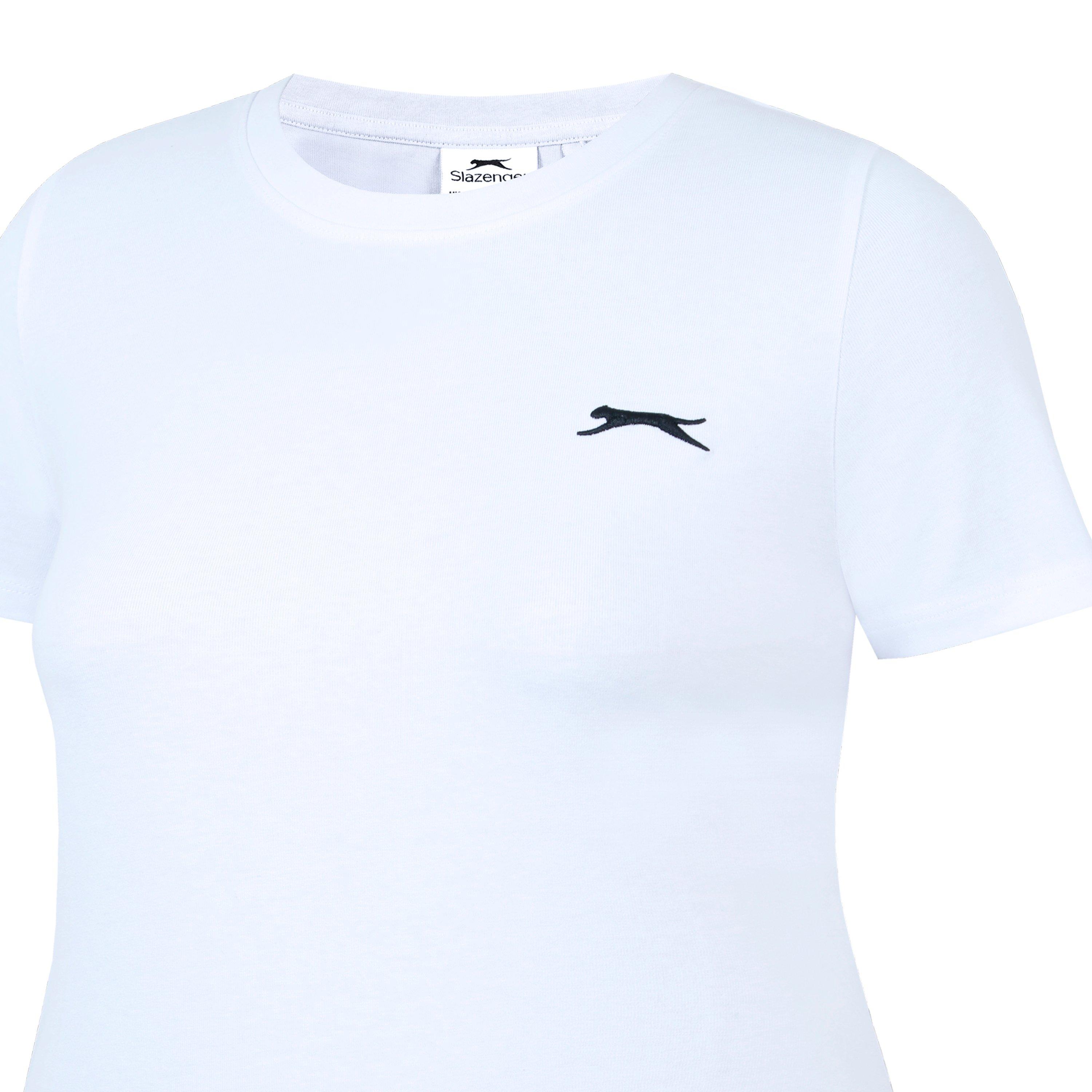 Wit - Slazenger - Neck Tee Womens - 5