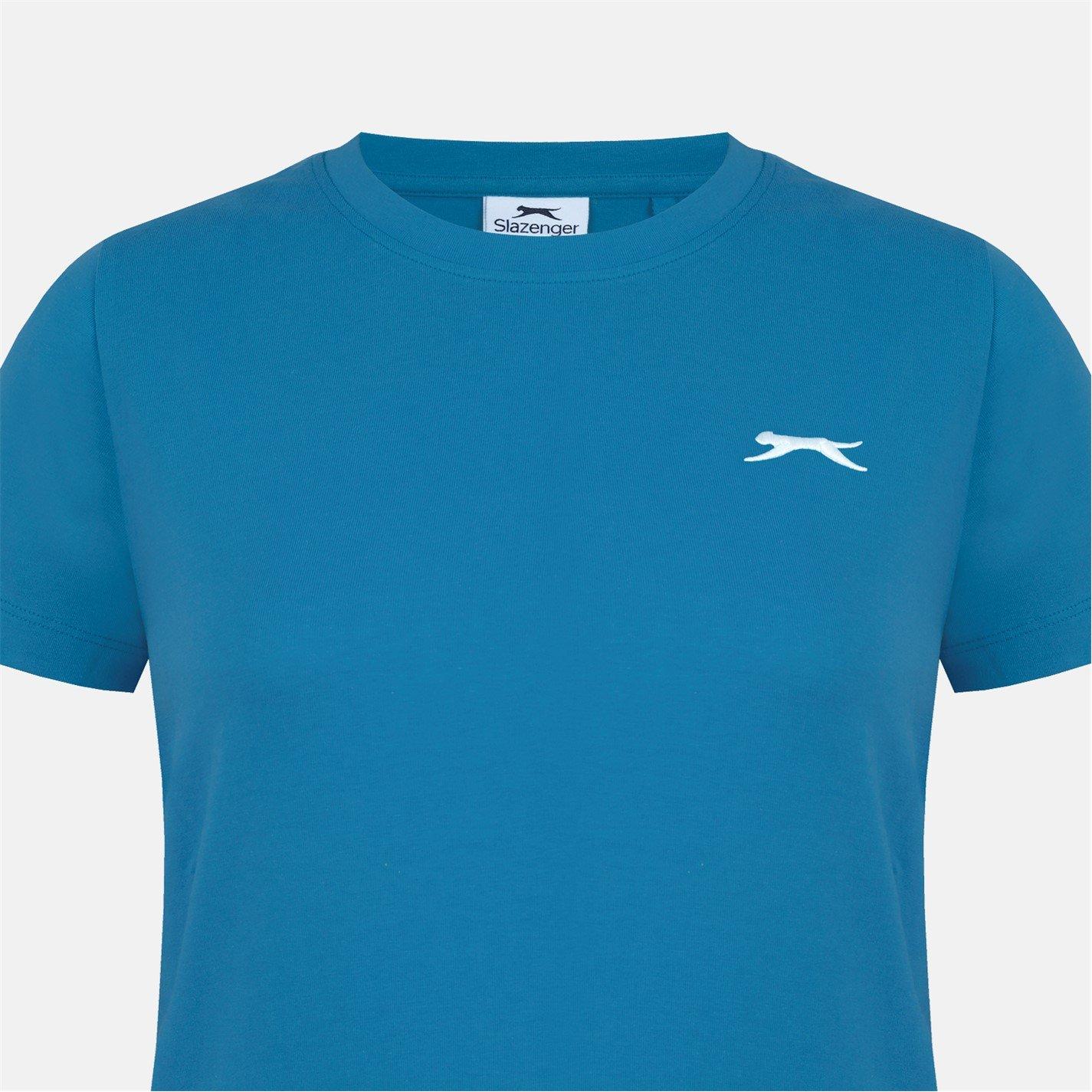 Teal - Slazenger - Crew Neck Tee Womens - 4