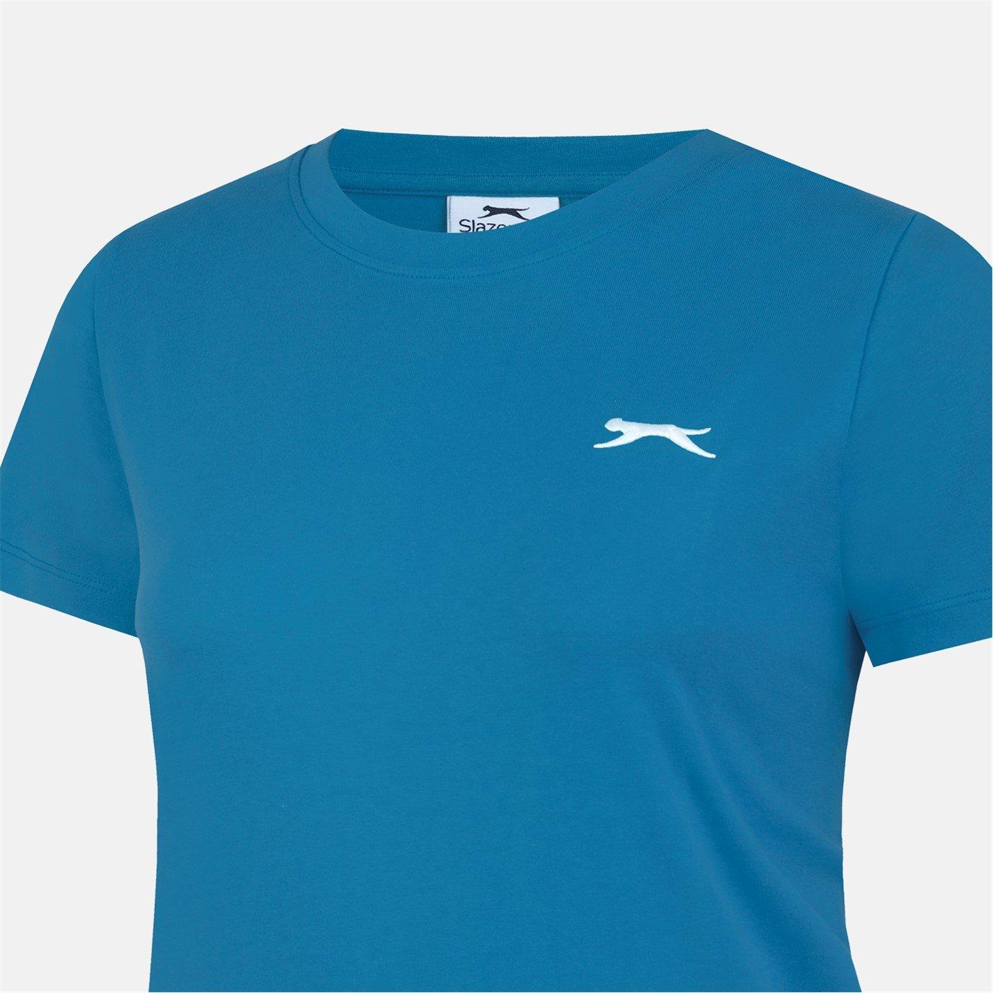 Teal - Slazenger - Crew Neck Tee Womens - 5