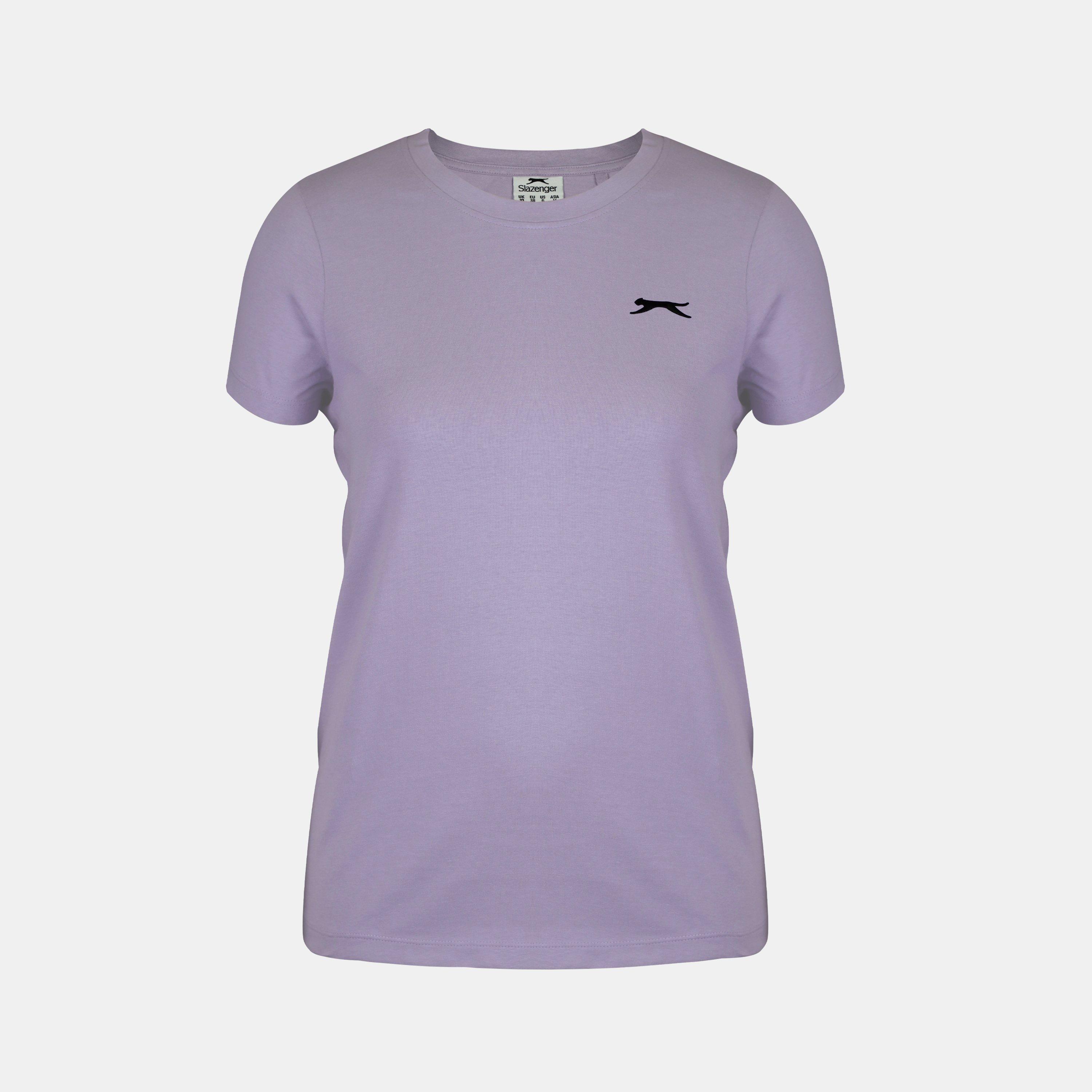 Slazenger Women's Crew Neck Tee - Lilac - 10 (38)