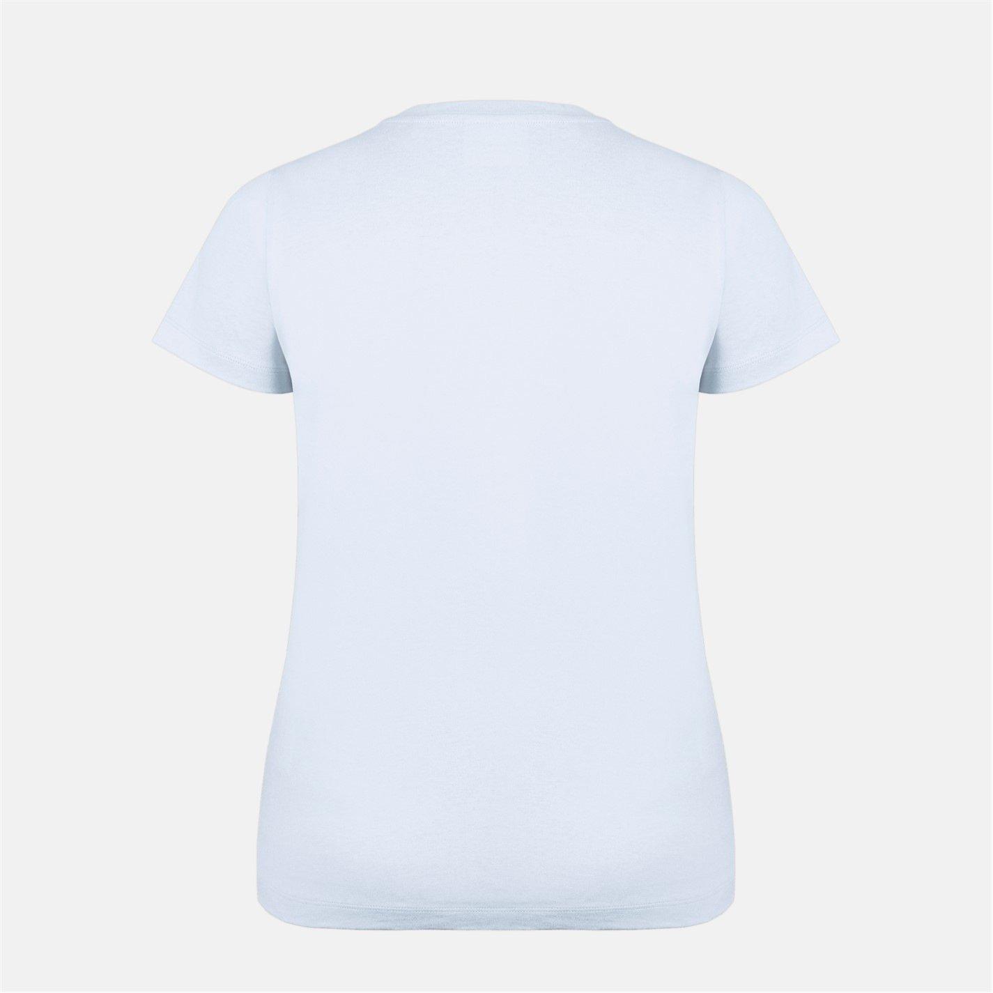 White - Slazenger - Neck Tee Womens - 2