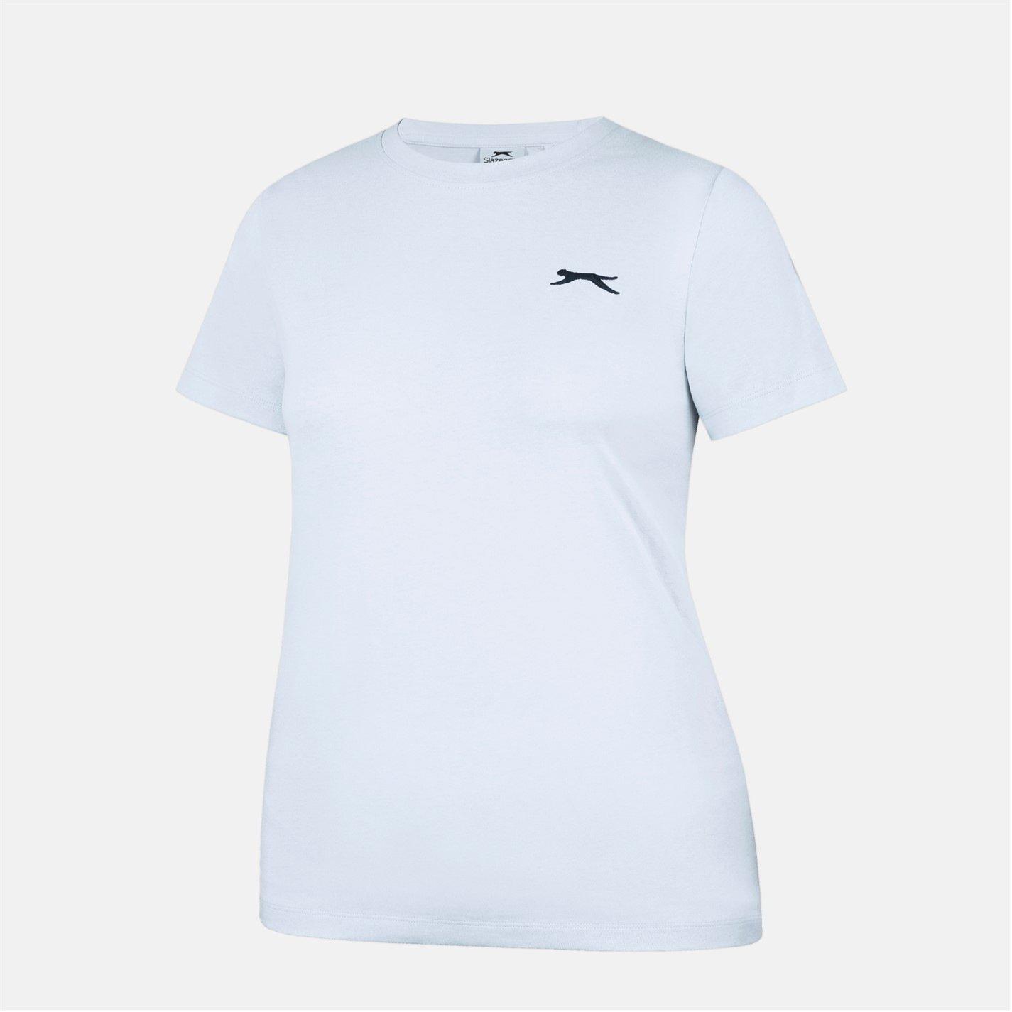 White - Slazenger - Neck Tee Womens - 3