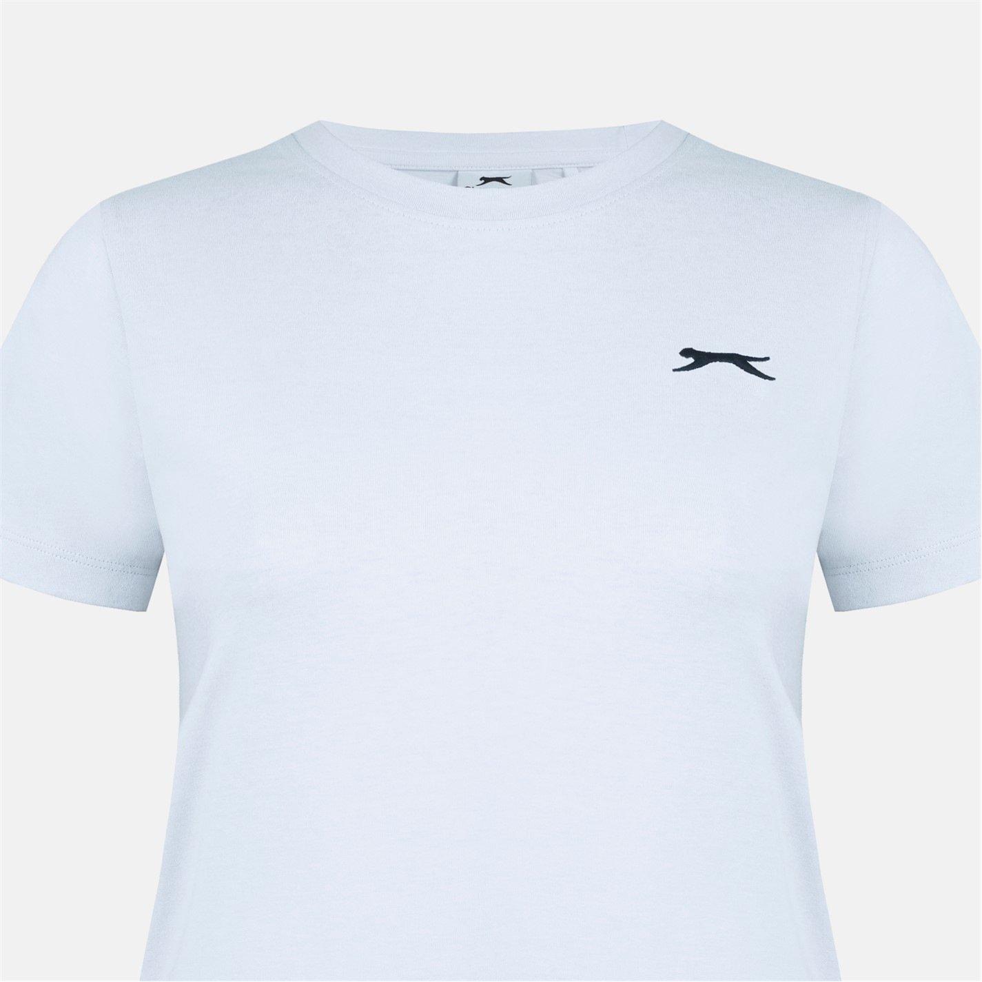White - Slazenger - Neck Tee Womens - 4