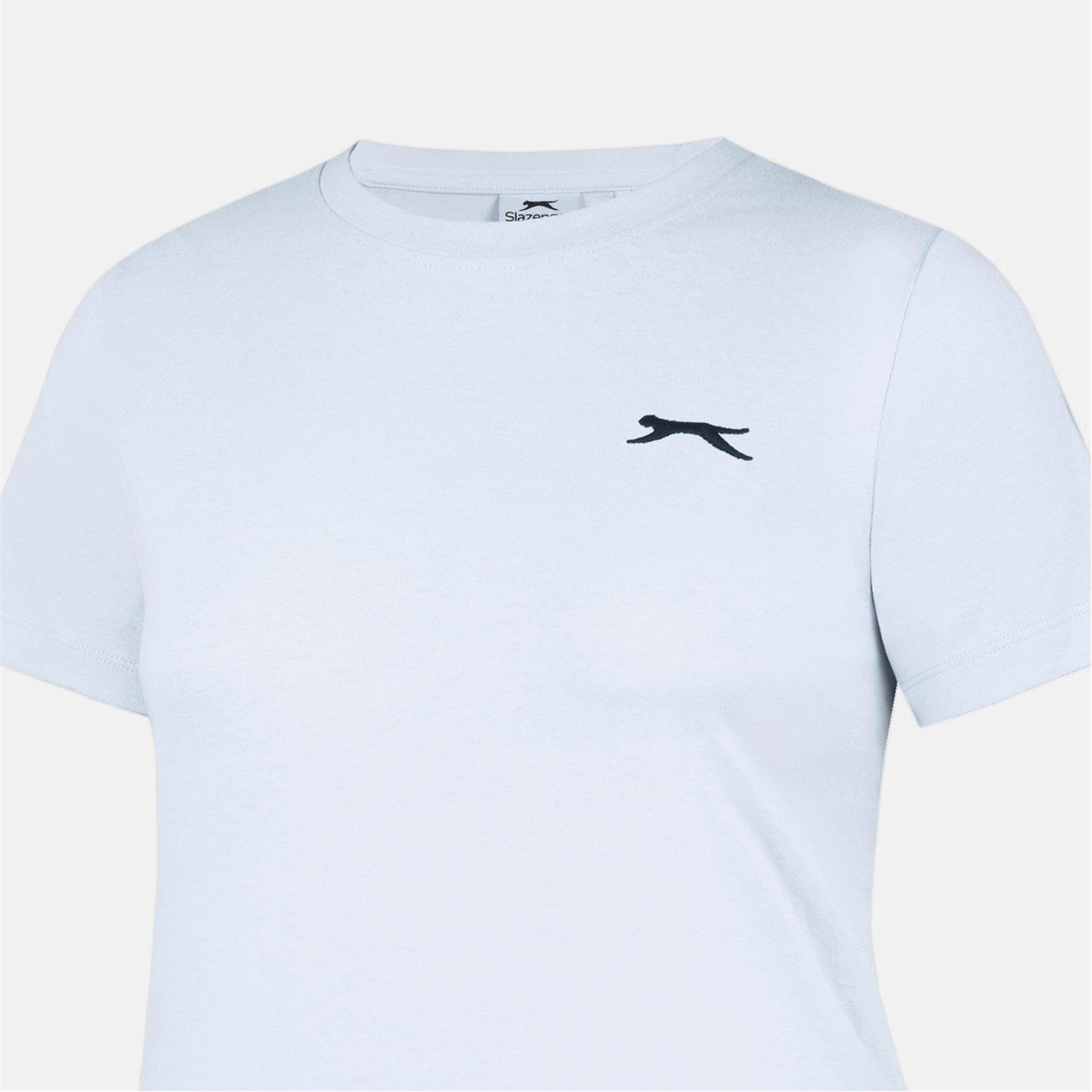 White - Slazenger - Neck Tee Womens - 5