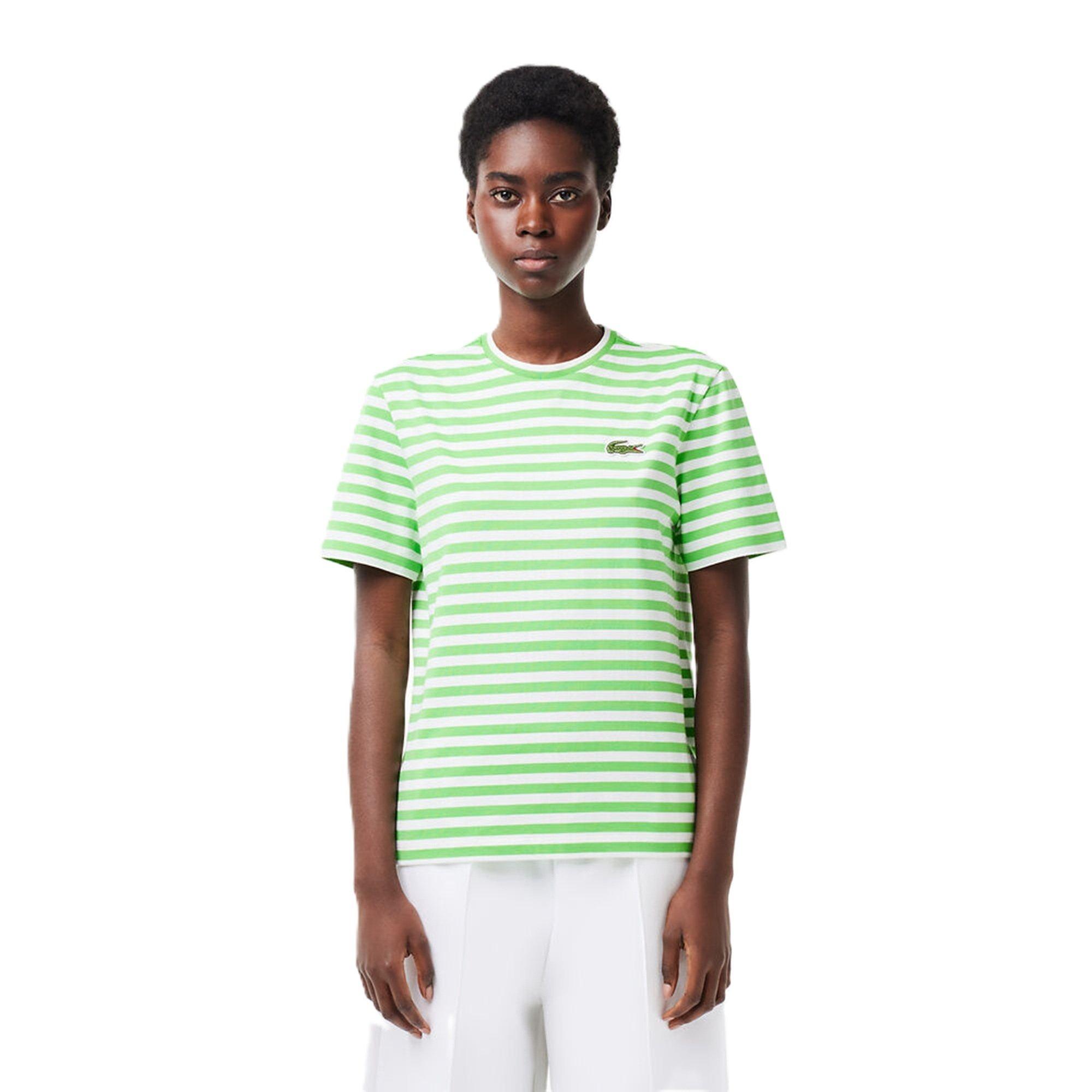 Flour/Sorrel - Lacoste - Striped T-Shirt - 1